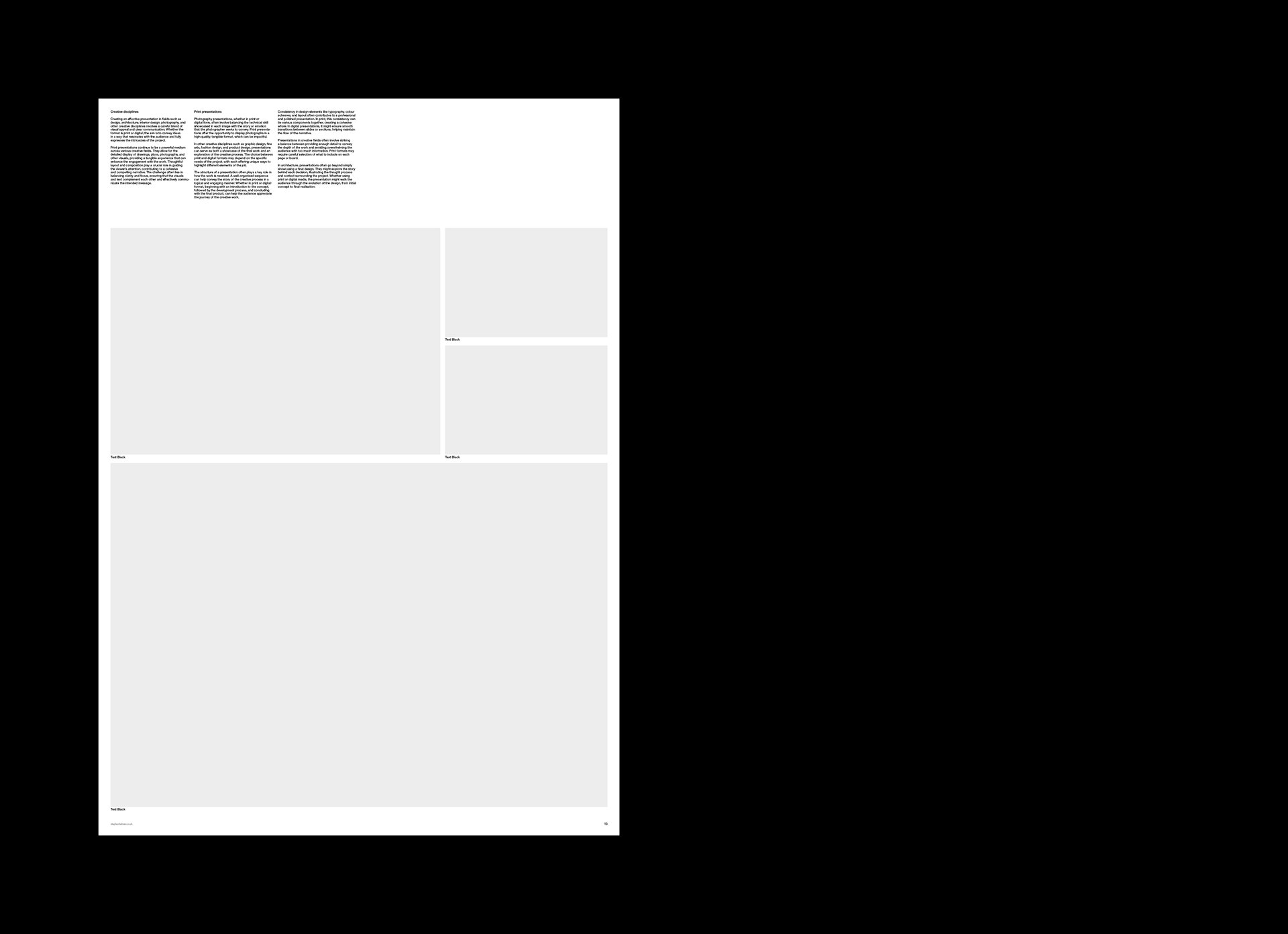 A1 Presentation Grid System for InDesign | Portrait
