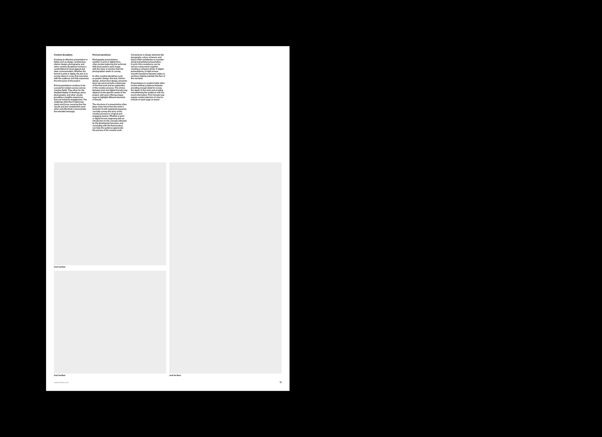 A2 Presentation Grid System for InDesign | Portrait