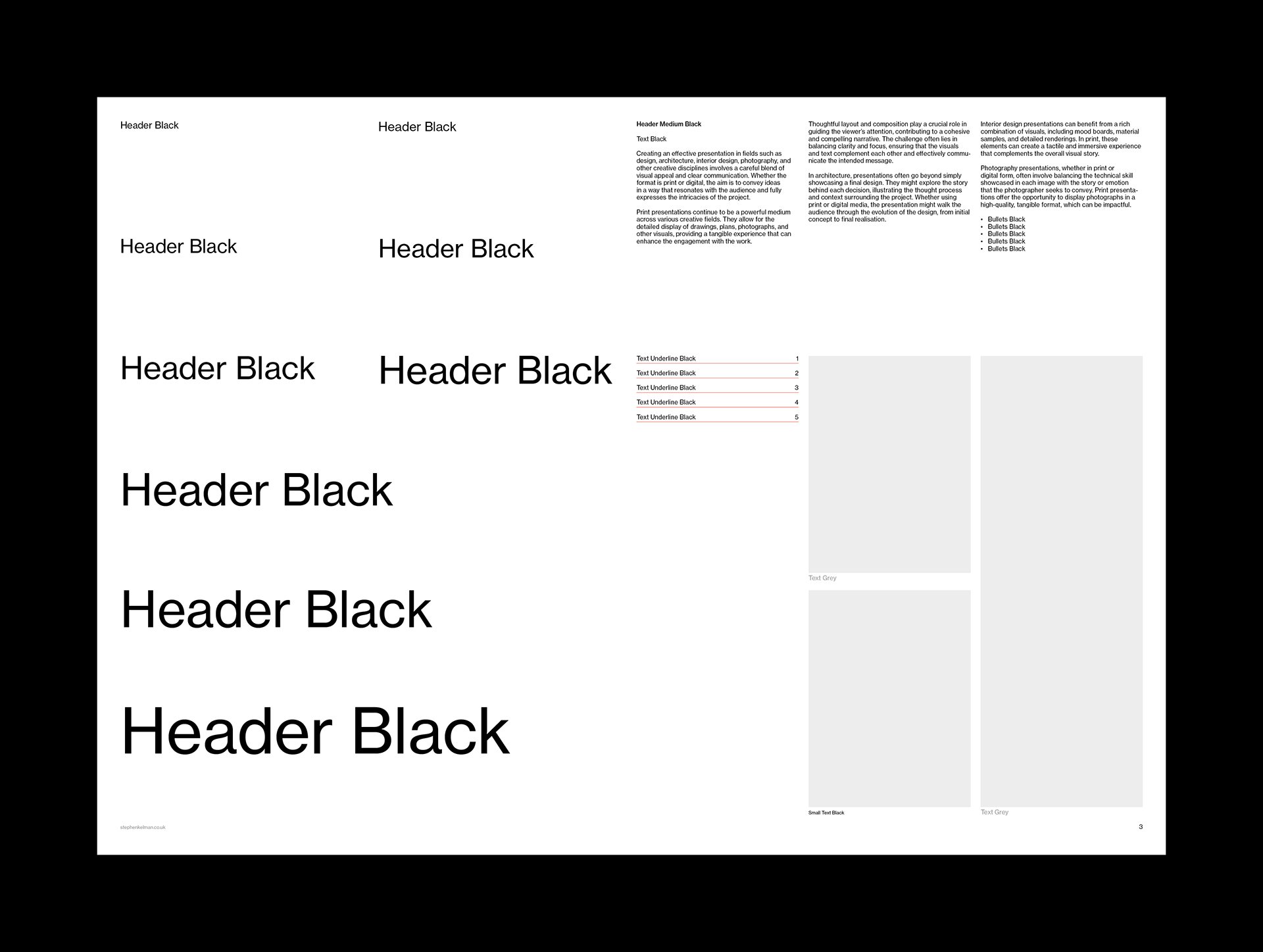 A2 Presentation Grid System for InDesign