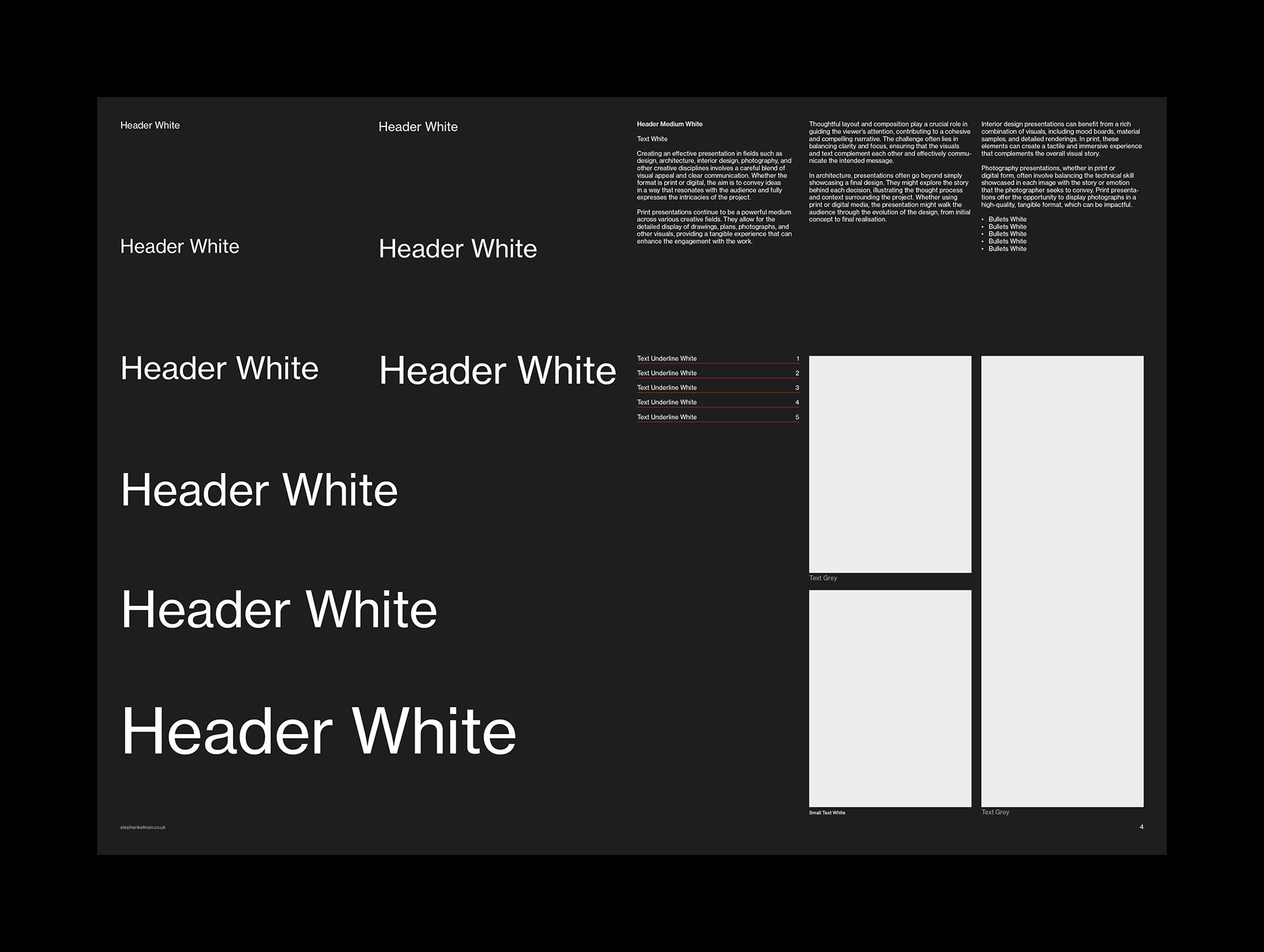 A2 Presentation Grid System for InDesign