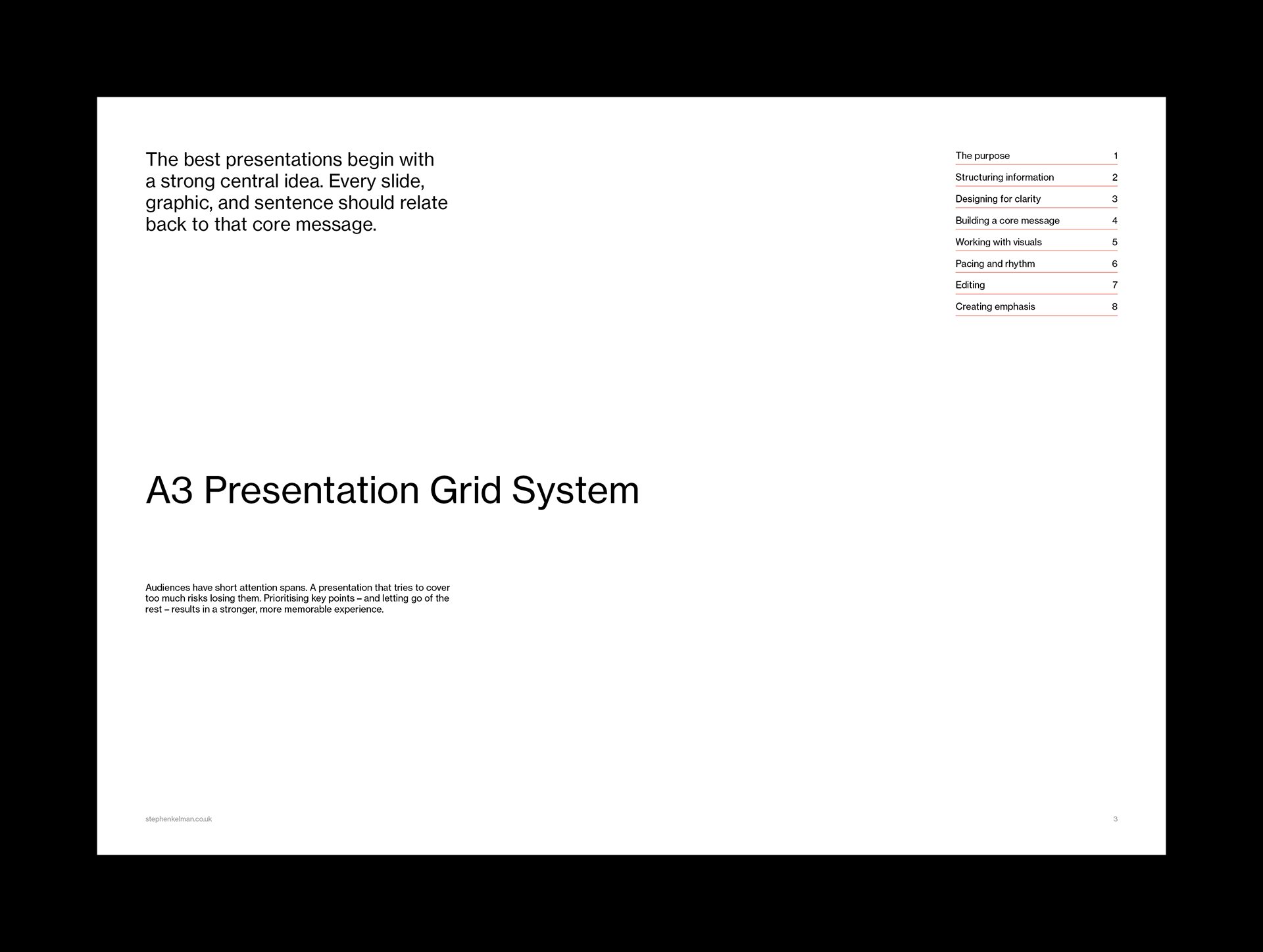 A3 Presentation Grid System for InDesign