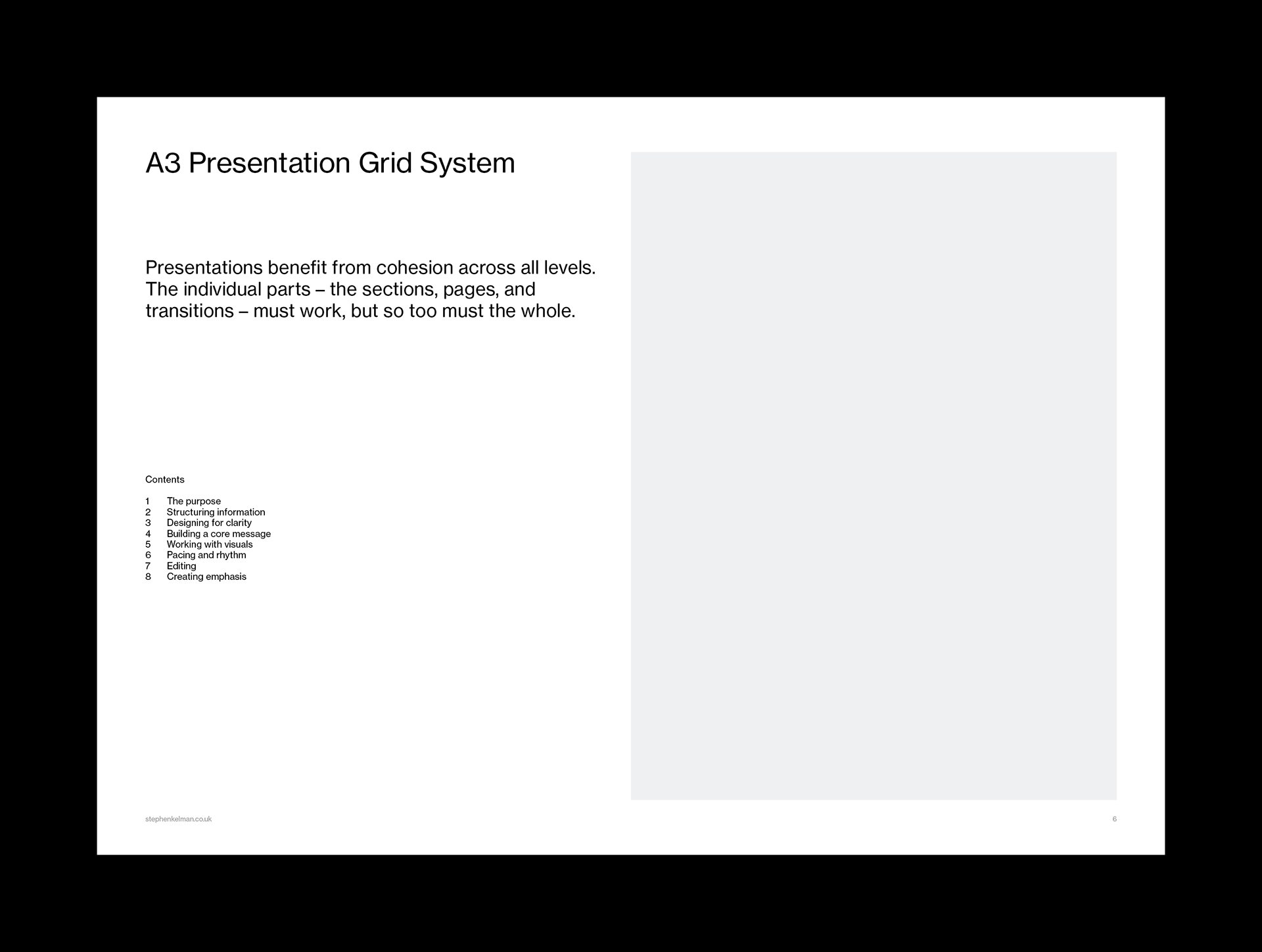 A3 Presentation Grid System for InDesign