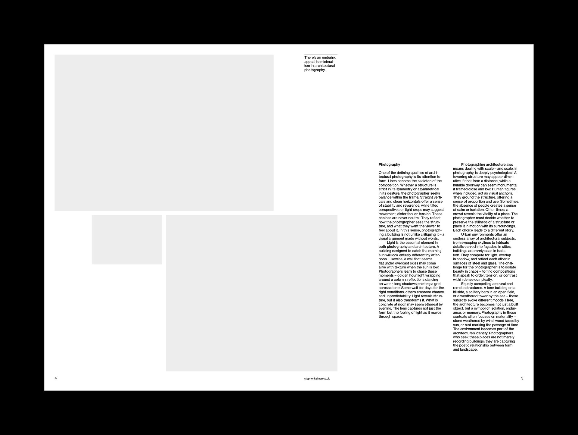 A4 Portrait Architecture Grid System for InDesign
