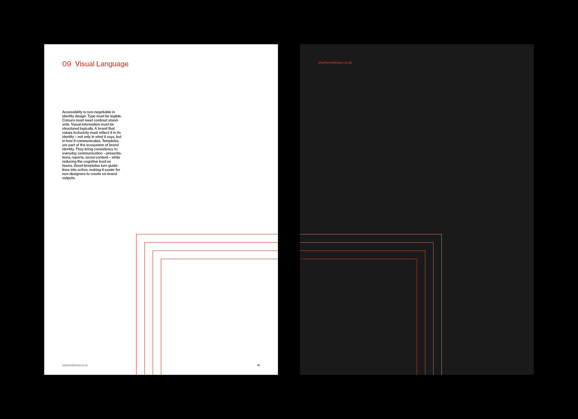 Brand Identity Guidelines Grid System – A4 Portrait