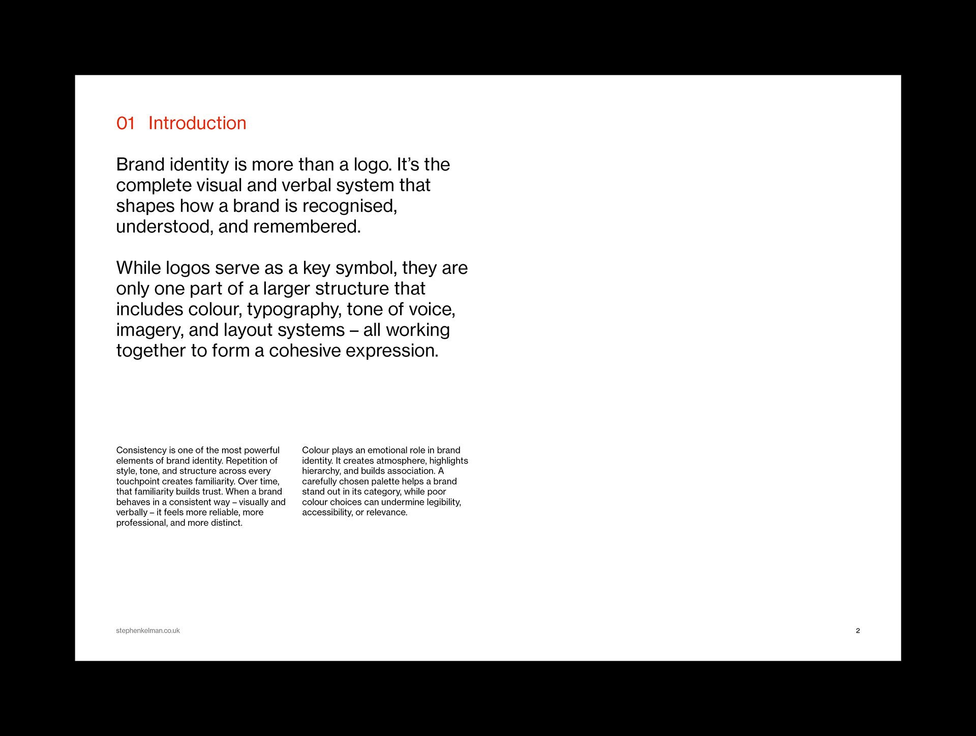 Brand Guidelines for InDesign | A4 Landscape