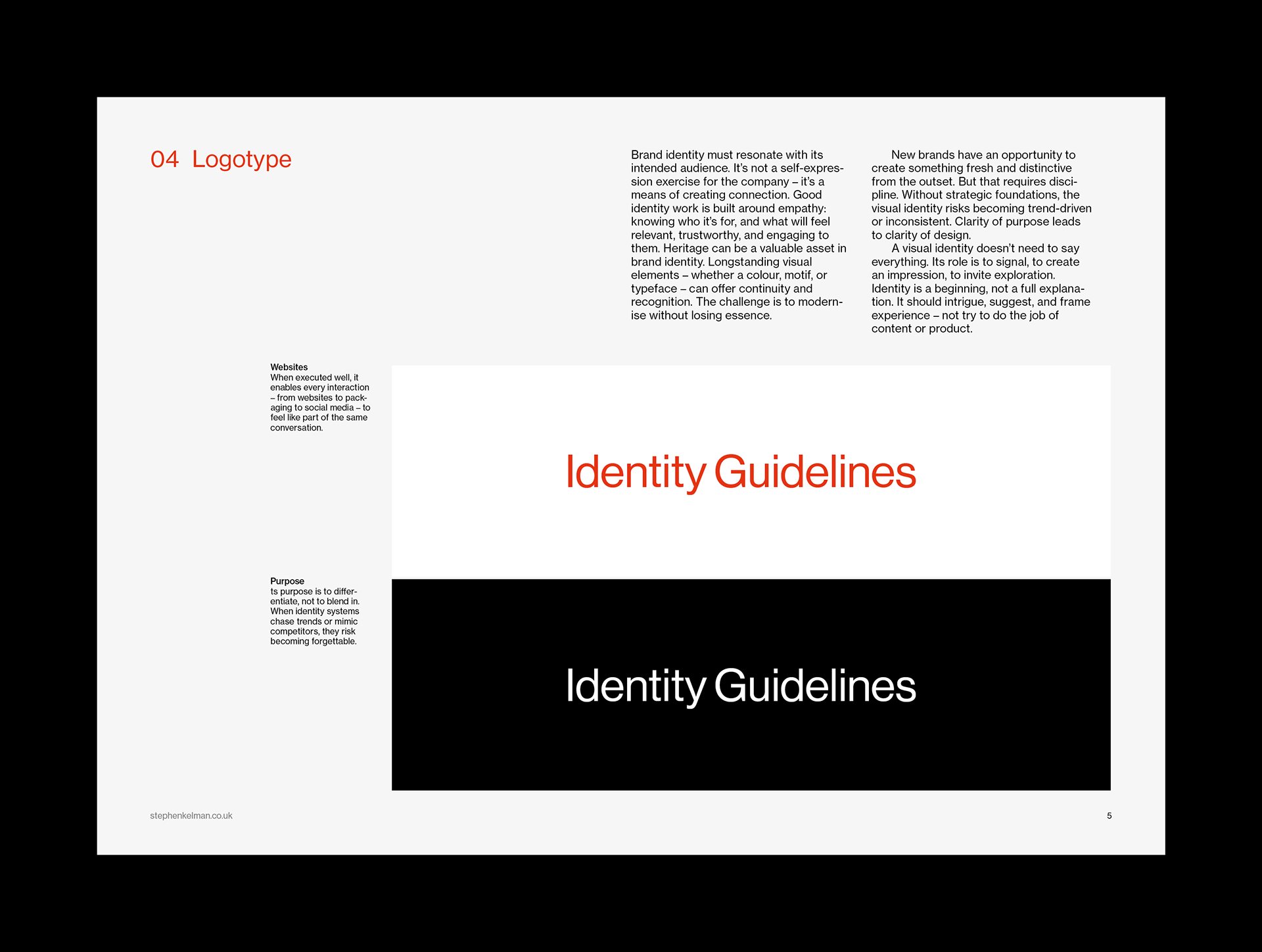 Brand Guidelines for InDesign | A4 Landscape