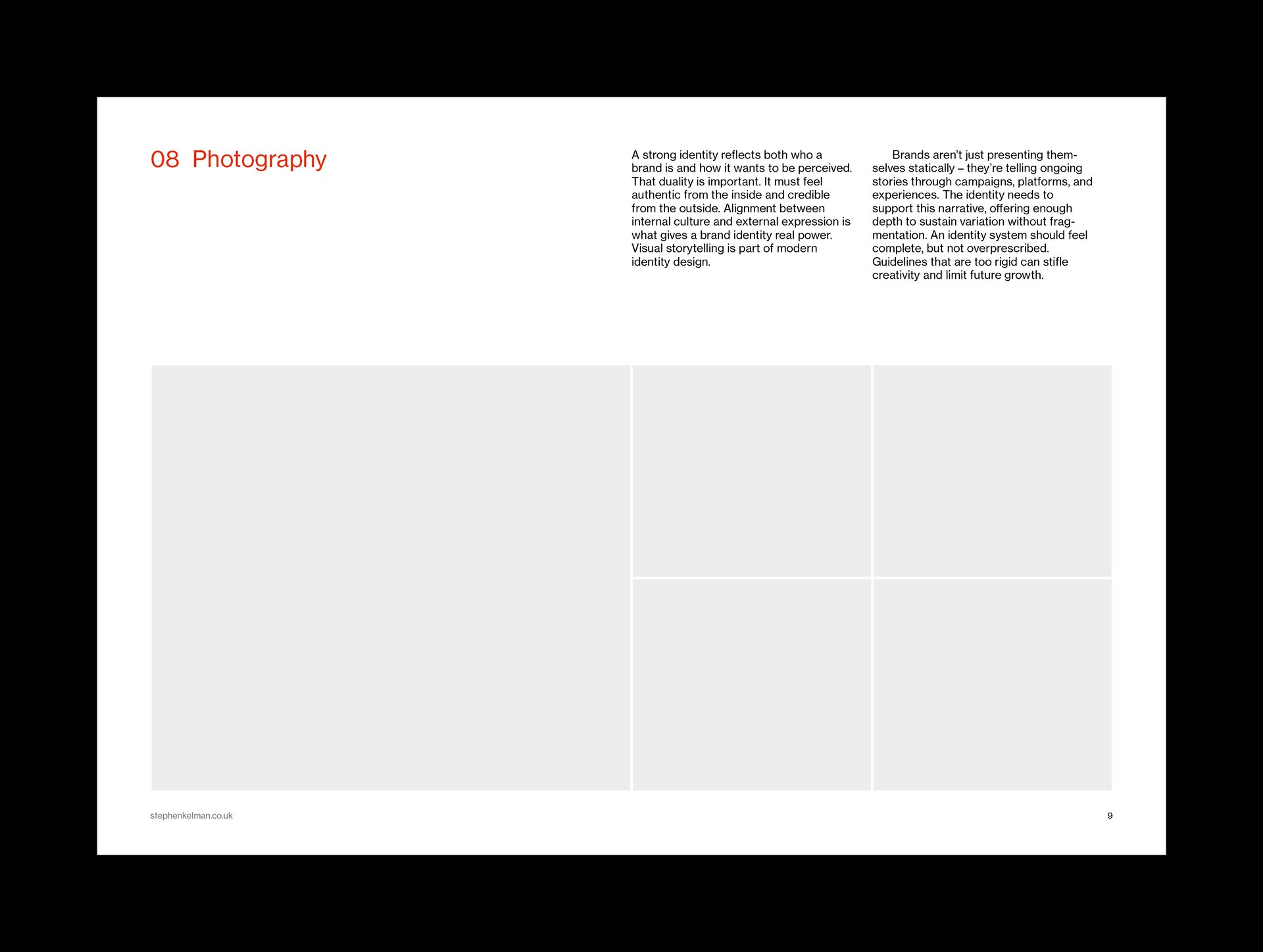 Brand Guidelines for InDesign | A4 Landscape