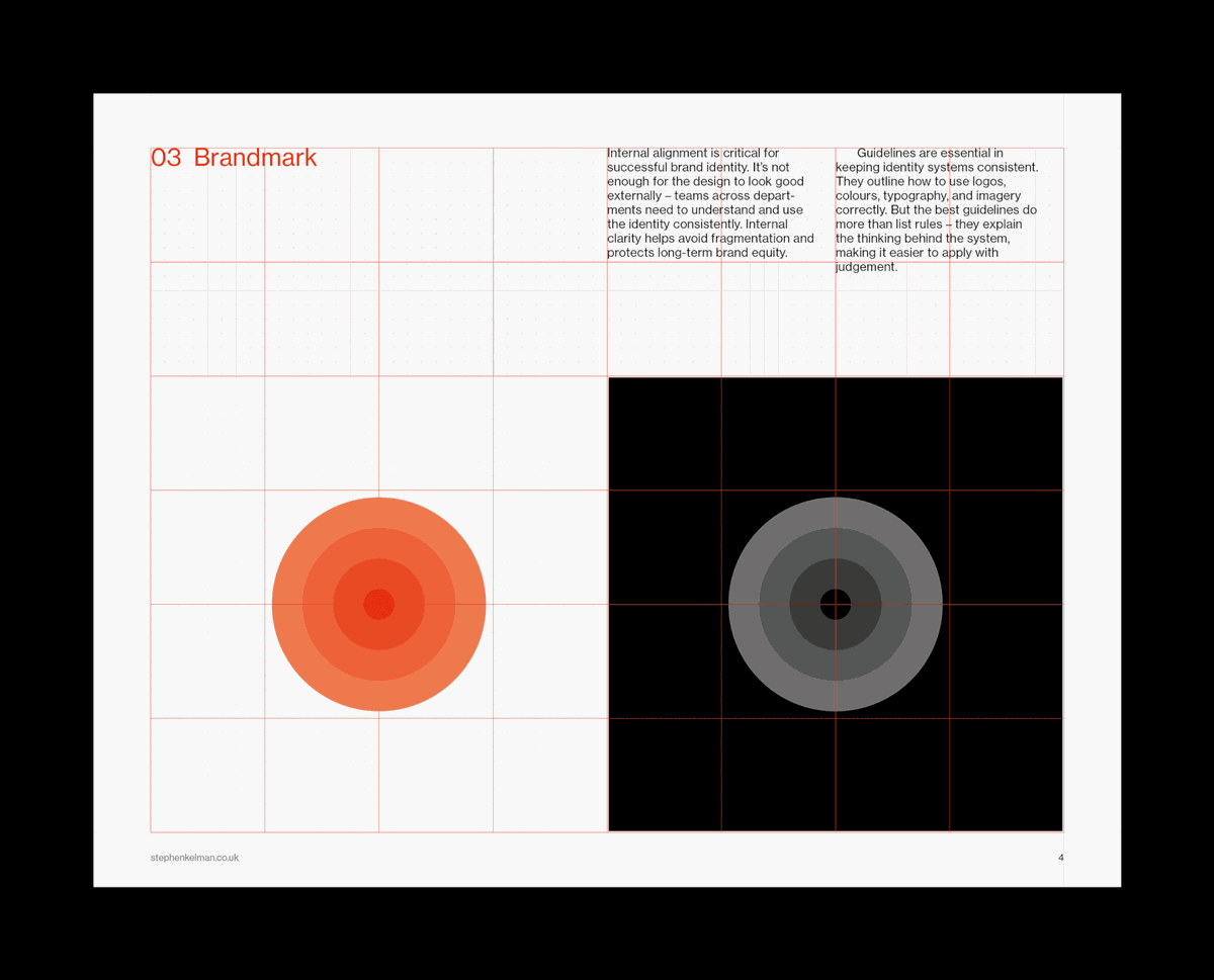 Branding Guidelines Grid System – US Letter Landscape