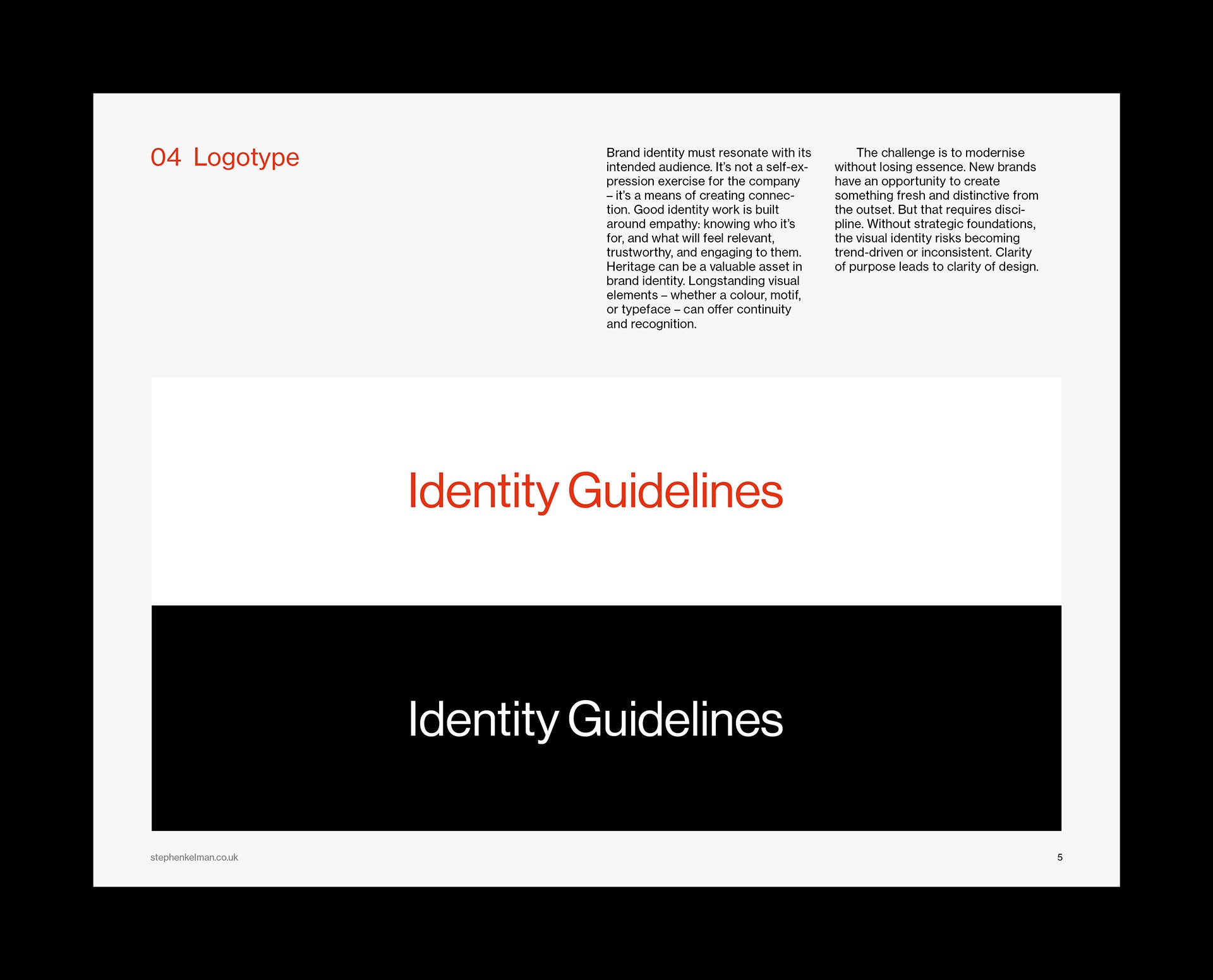 Branding Guidelines Grid System – US Letter Landscape
