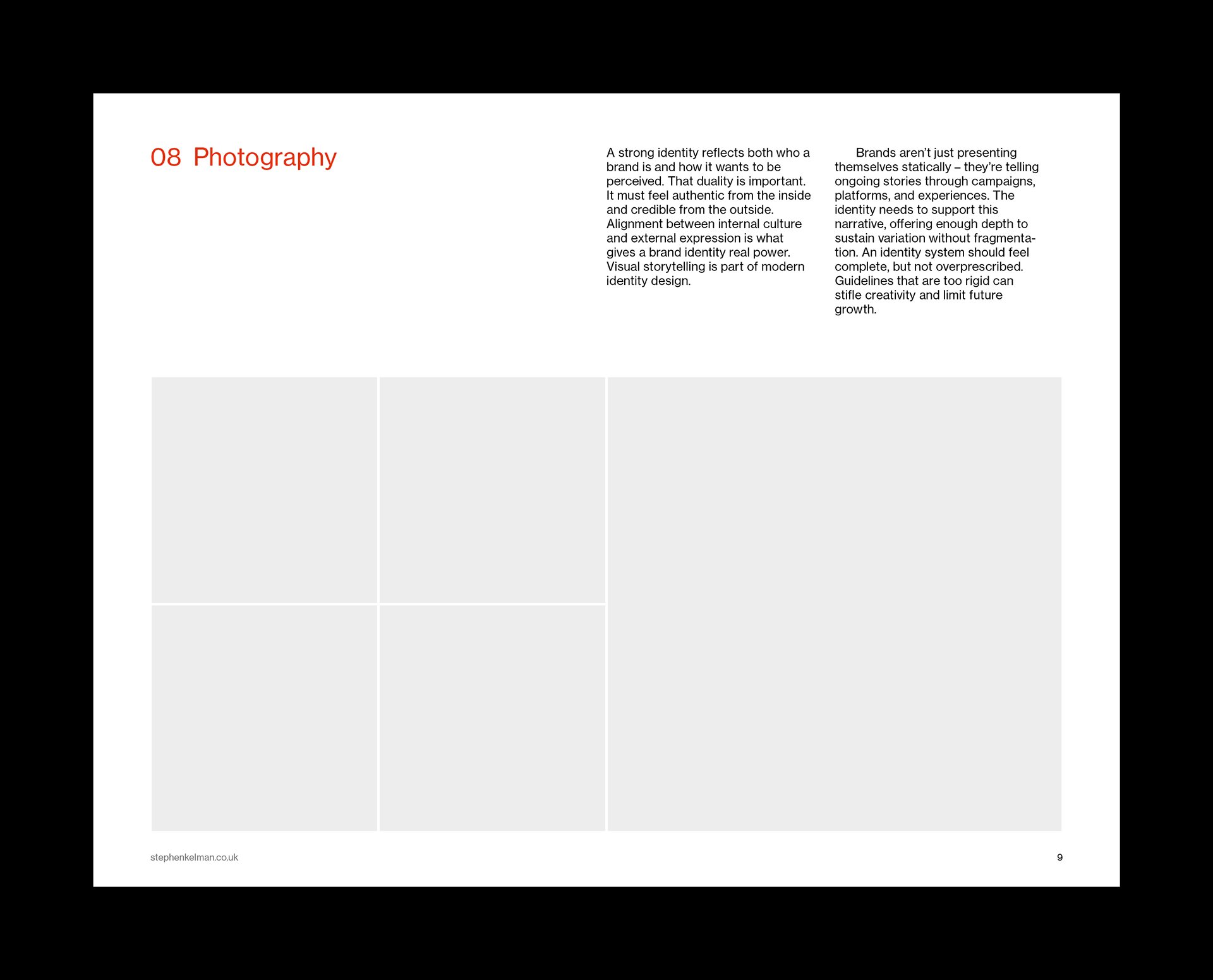 Branding Guidelines Grid System – US Letter Landscape