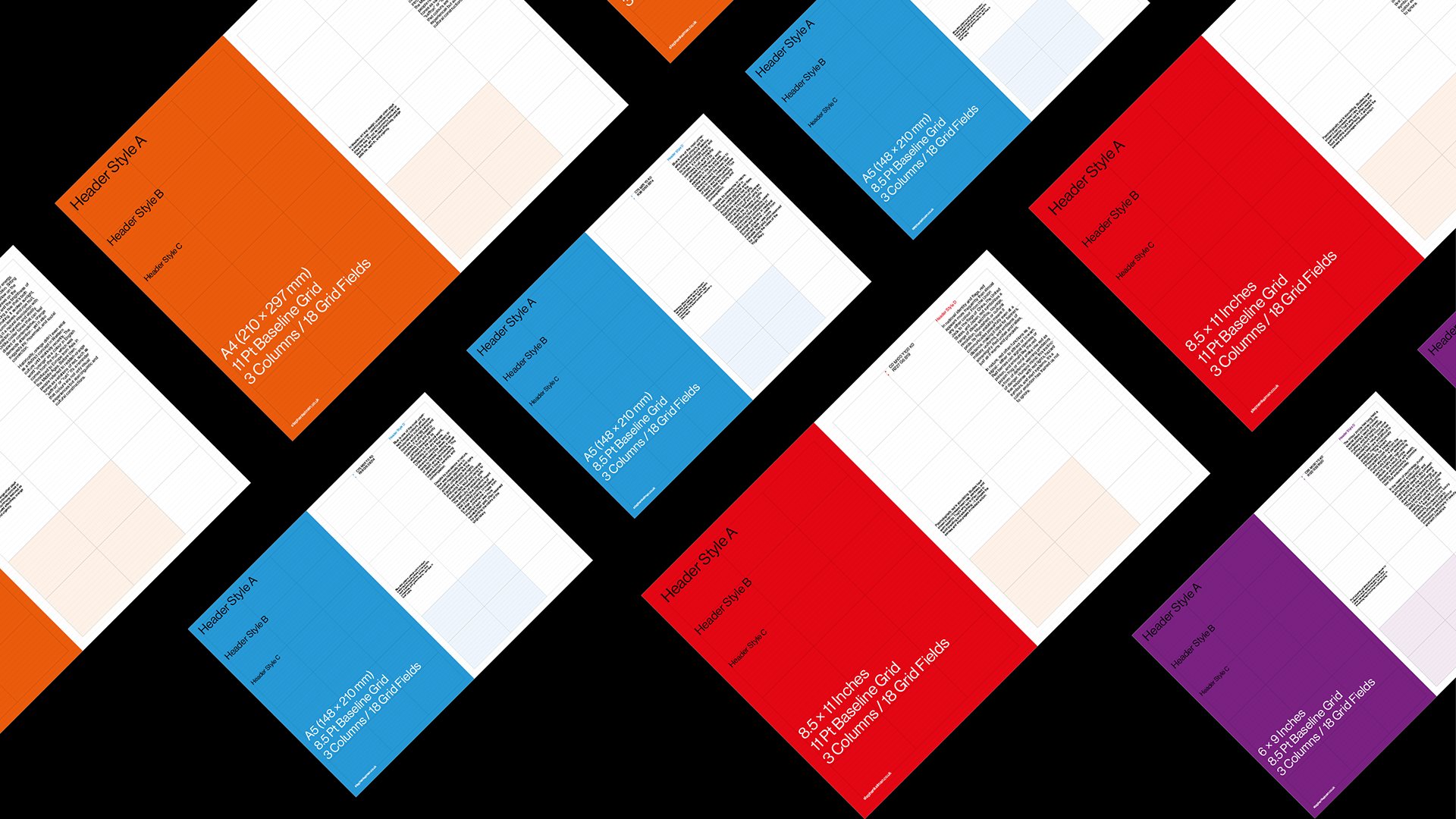 Colours Grid System Series for InDesign