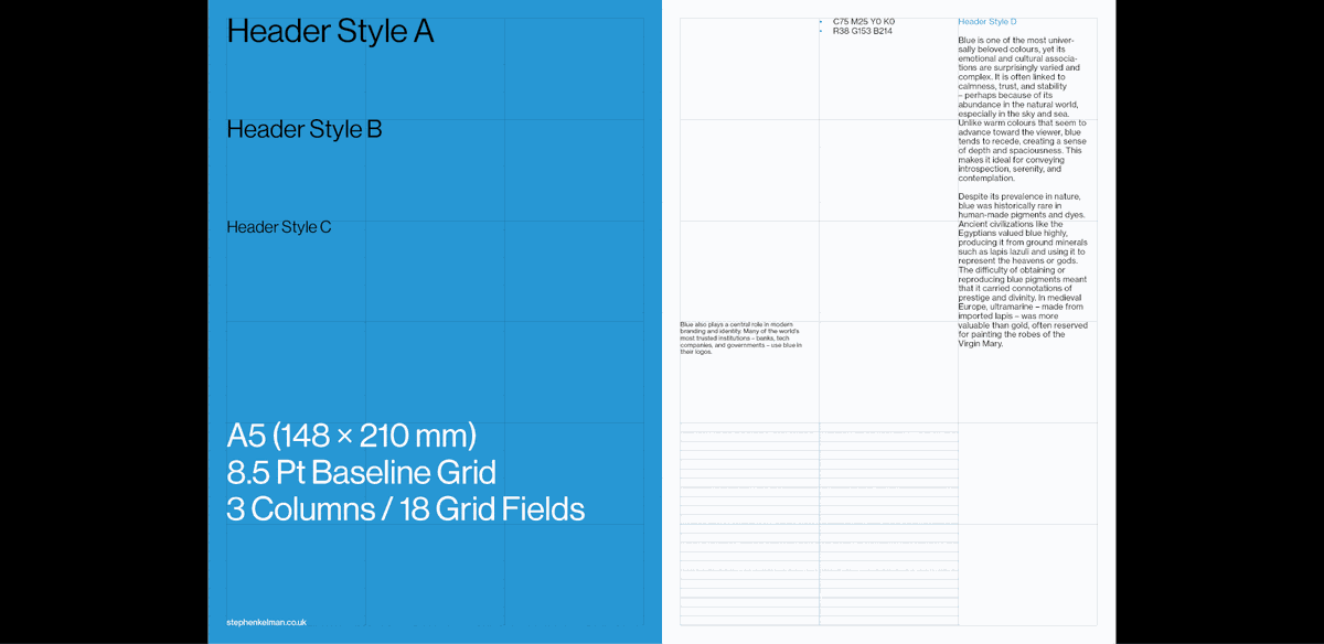 Colours Grid System Series for InDesign