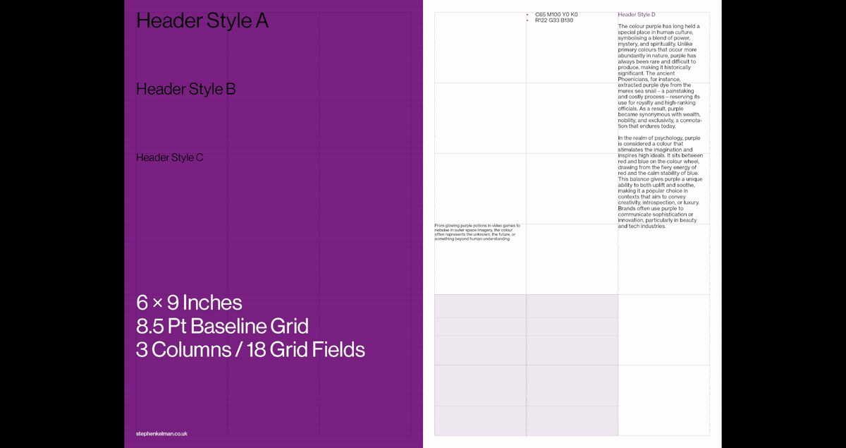 Colours Grid System Series for InDesign