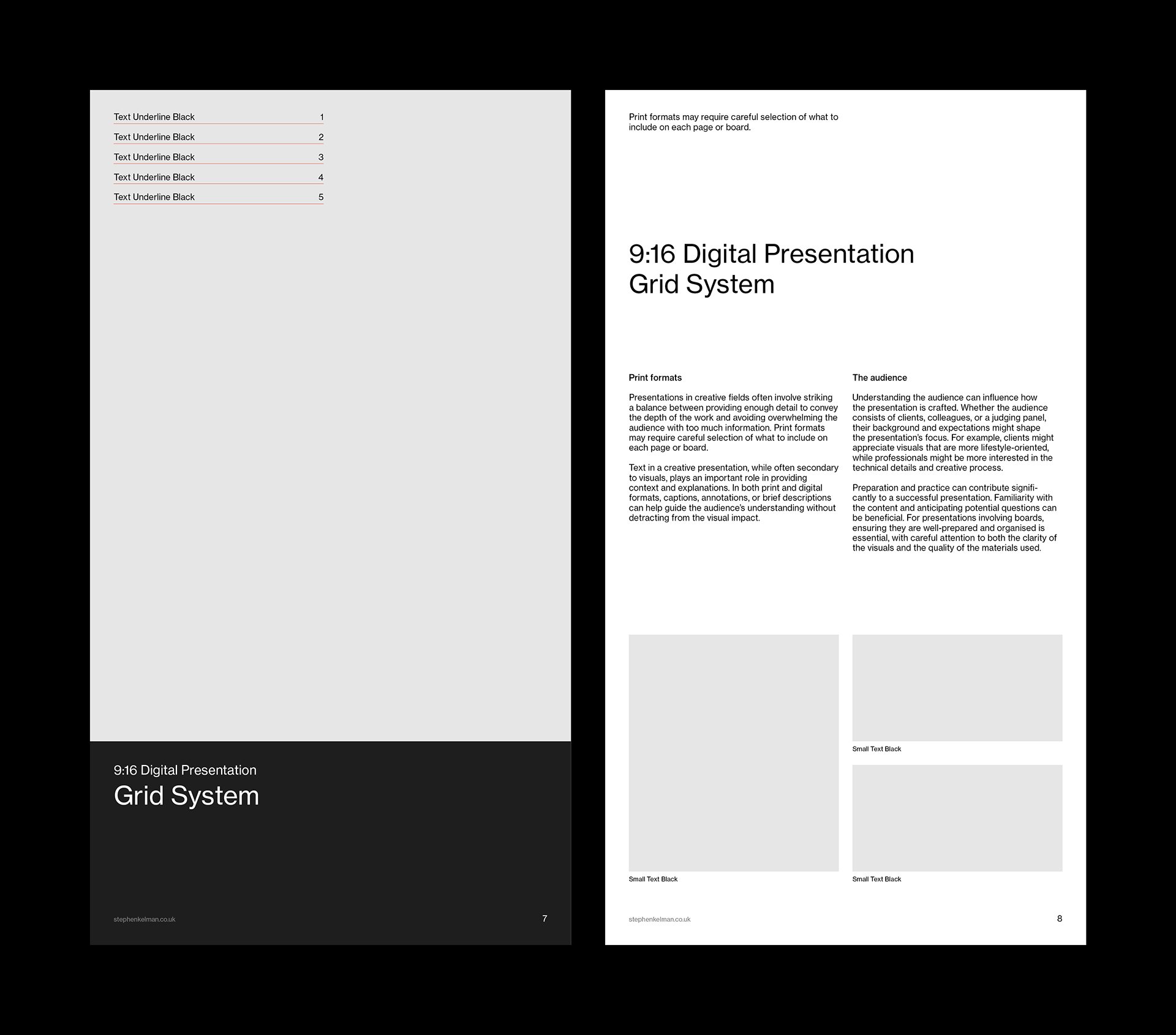 Digital Display Grid System for InDesign | Portrait