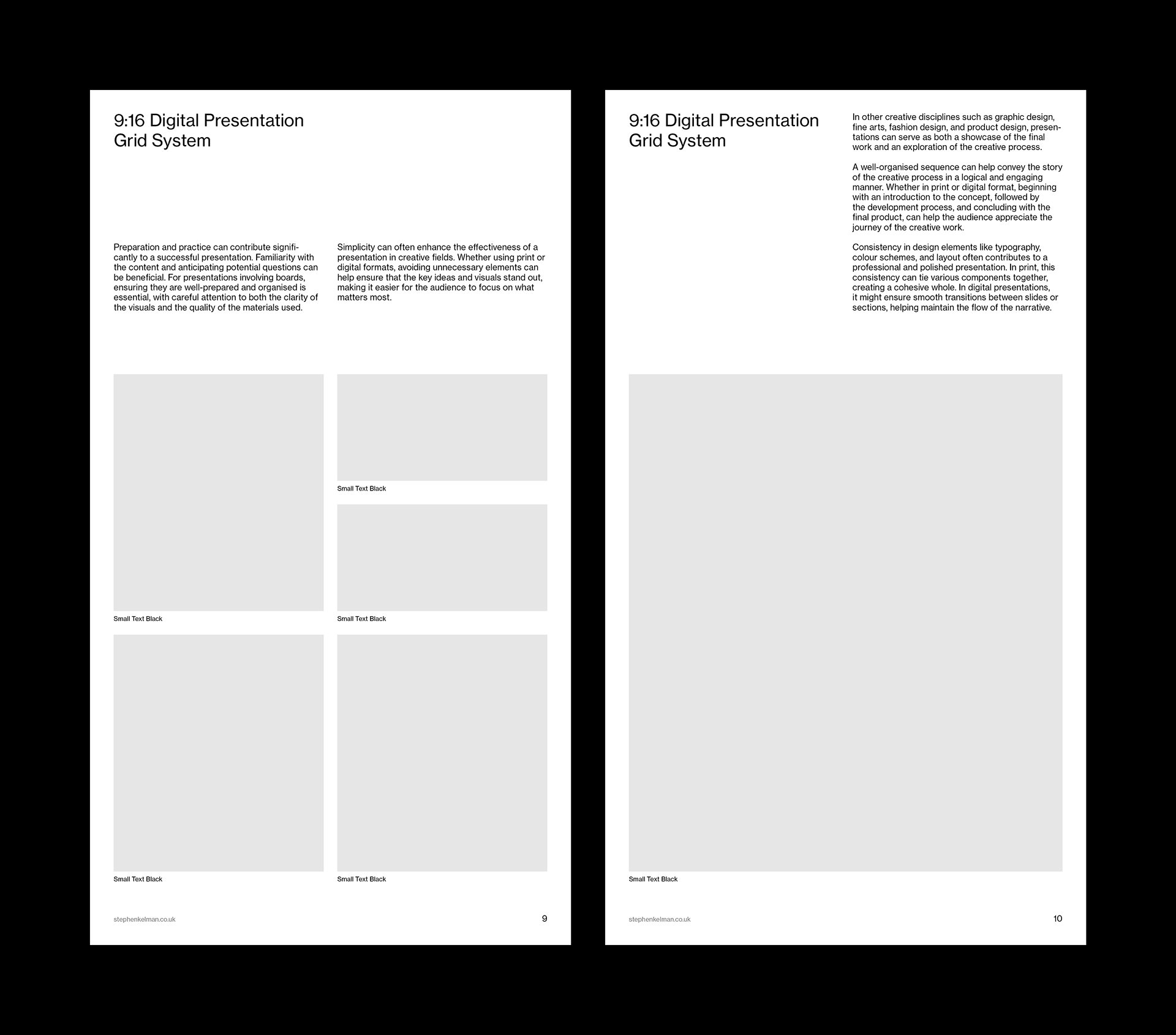 Digital Display Grid System for InDesign | Portrait