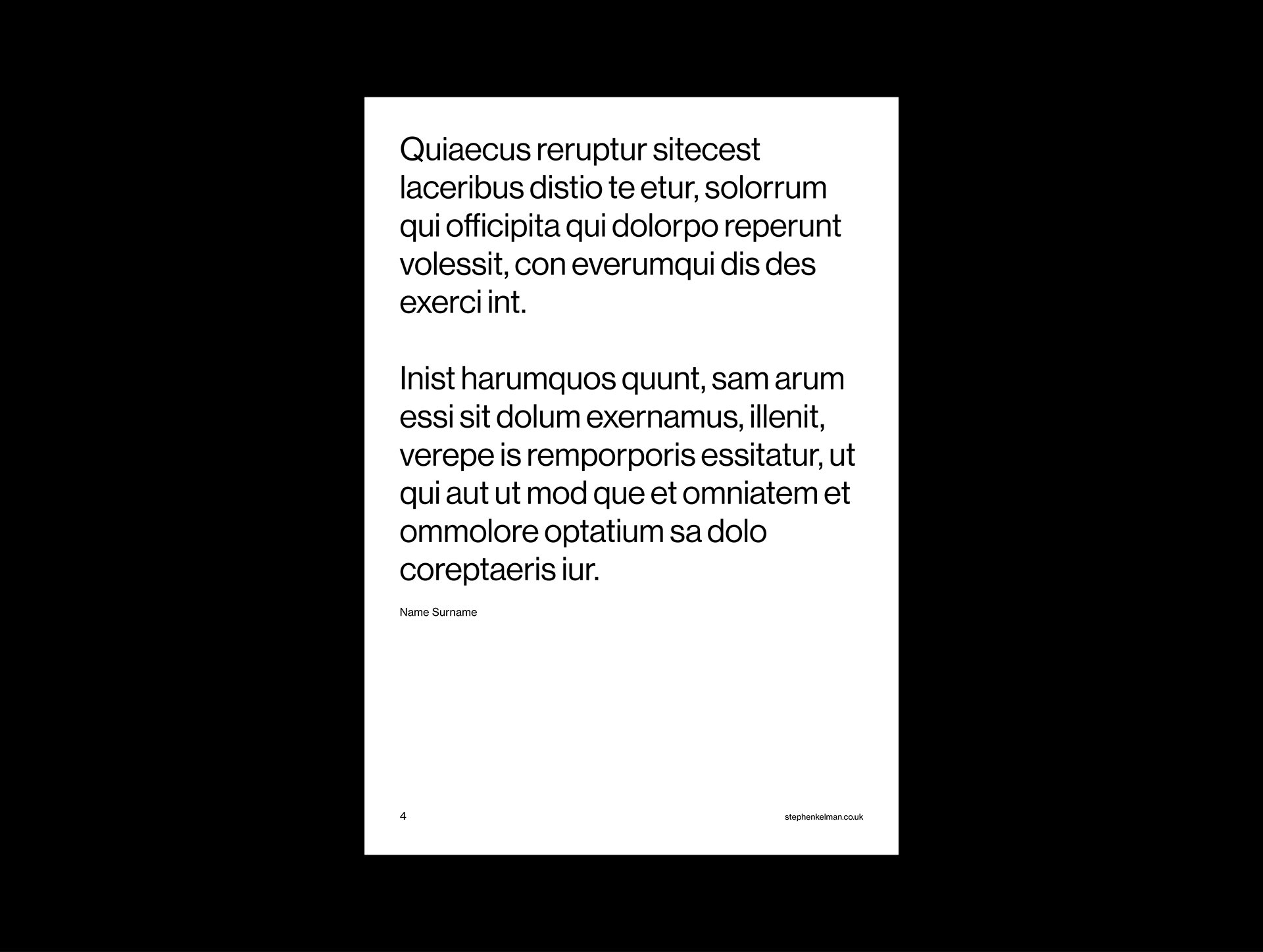 Pullquote design for an eBook template designed for InDesign.