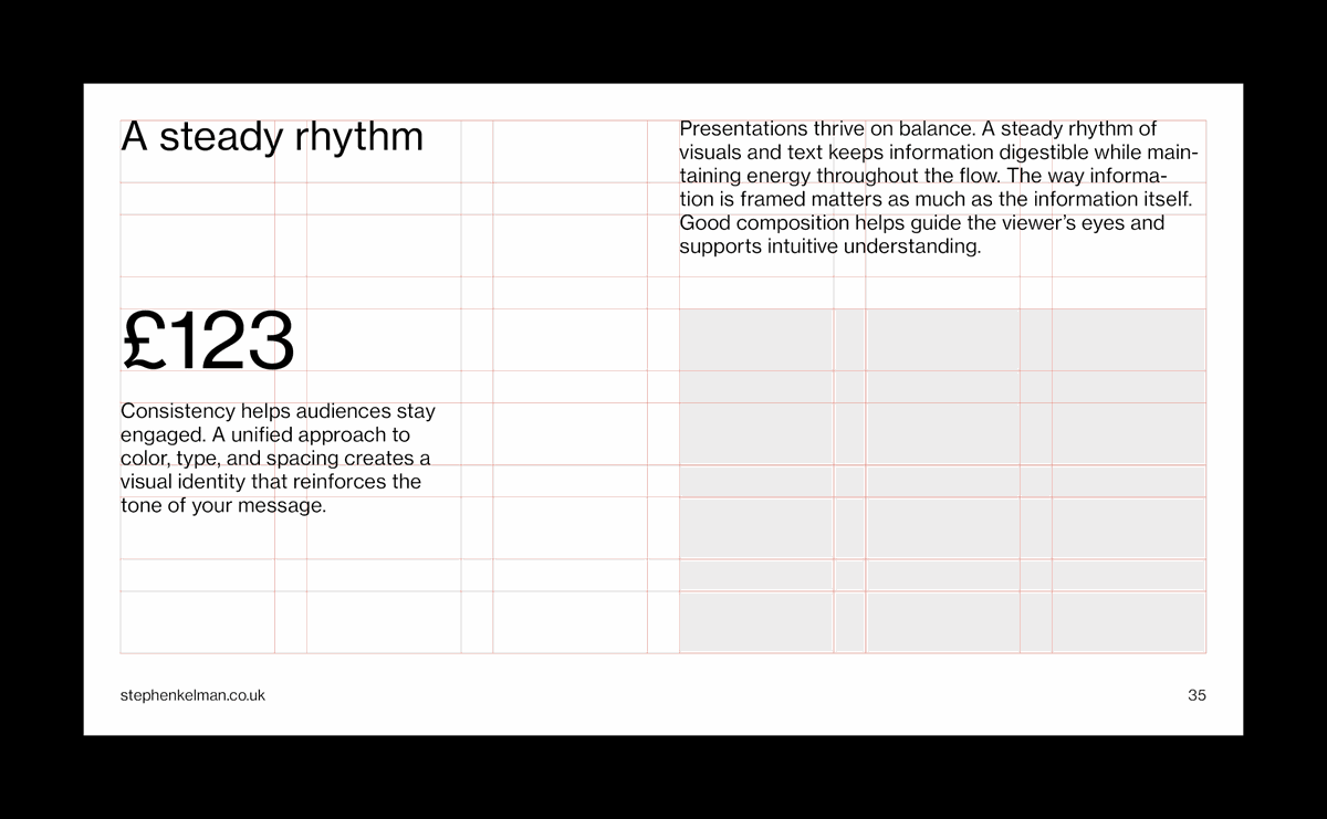 Highlight Presentation Grid System for InDesign