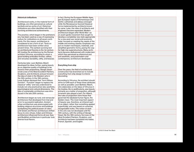 US Letter Presentation Grid System for InDesign