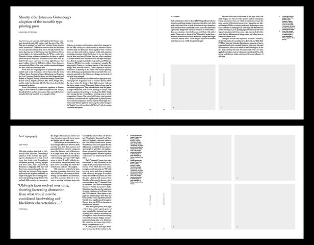 Serif Series Letter Landscape Grid System for InDesign