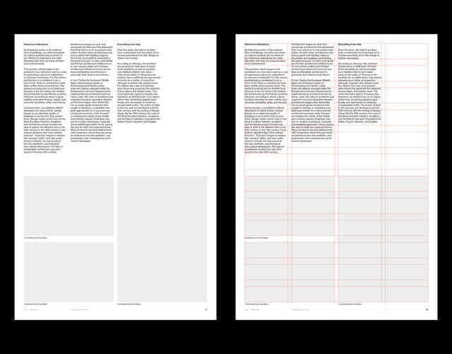 A3 Presentation Grid System for InDesign | Portrait