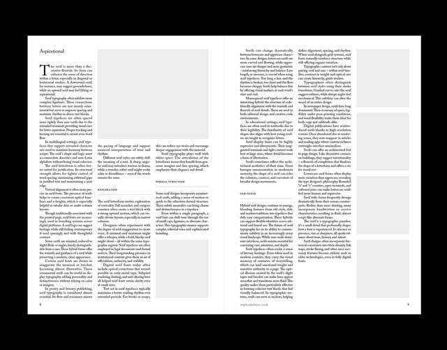 Serif Series A4 Portrait Grid System for InDesign