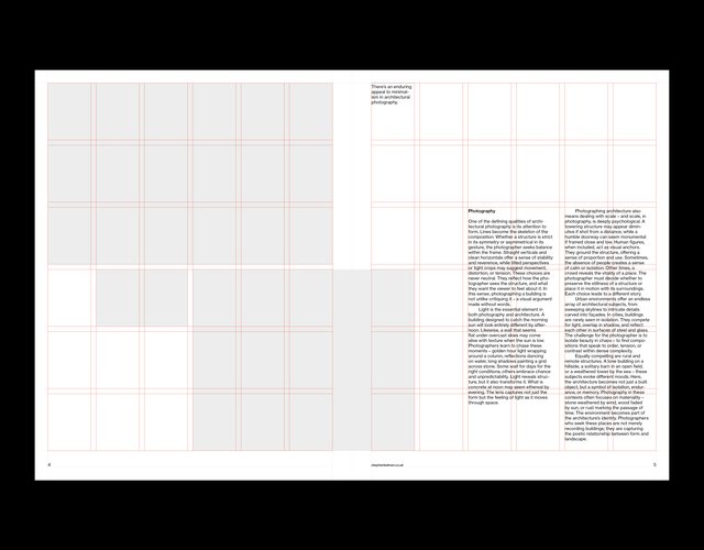 US Letter Photography Grid System for InDesign