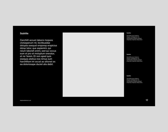 Slide Deck Grid System for Adobe InDesign
