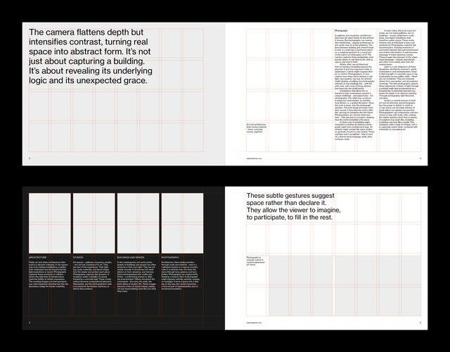 A4 Landscape Portfolio Grid System for InDesign