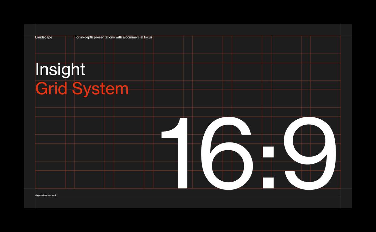 Insight Presentation Grid System for InDesign