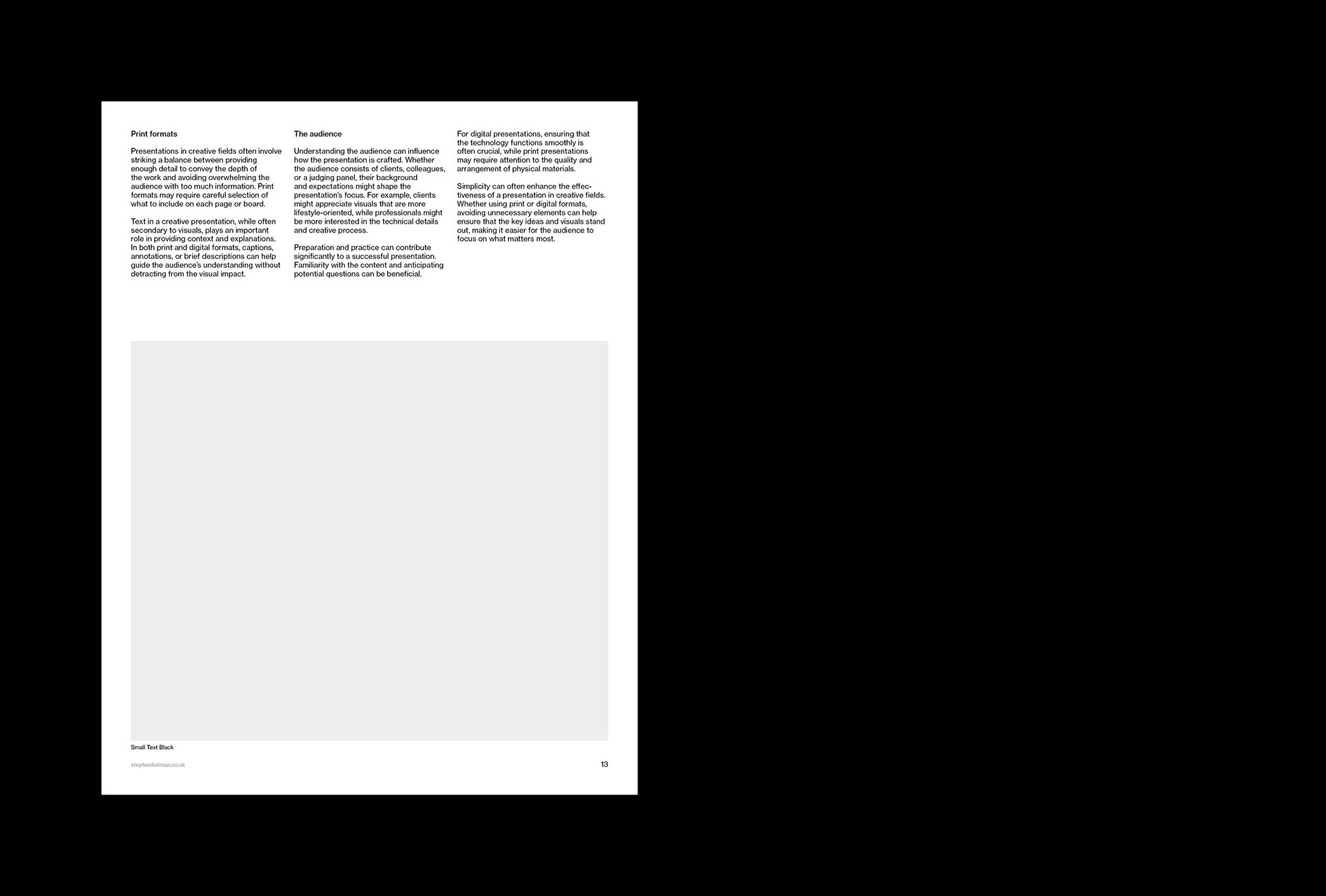 Letter Presentation Grid System for InDesign | Portrait