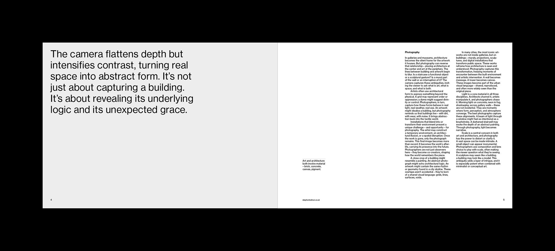 A4 Landscape Portfolio Grid System for InDesign