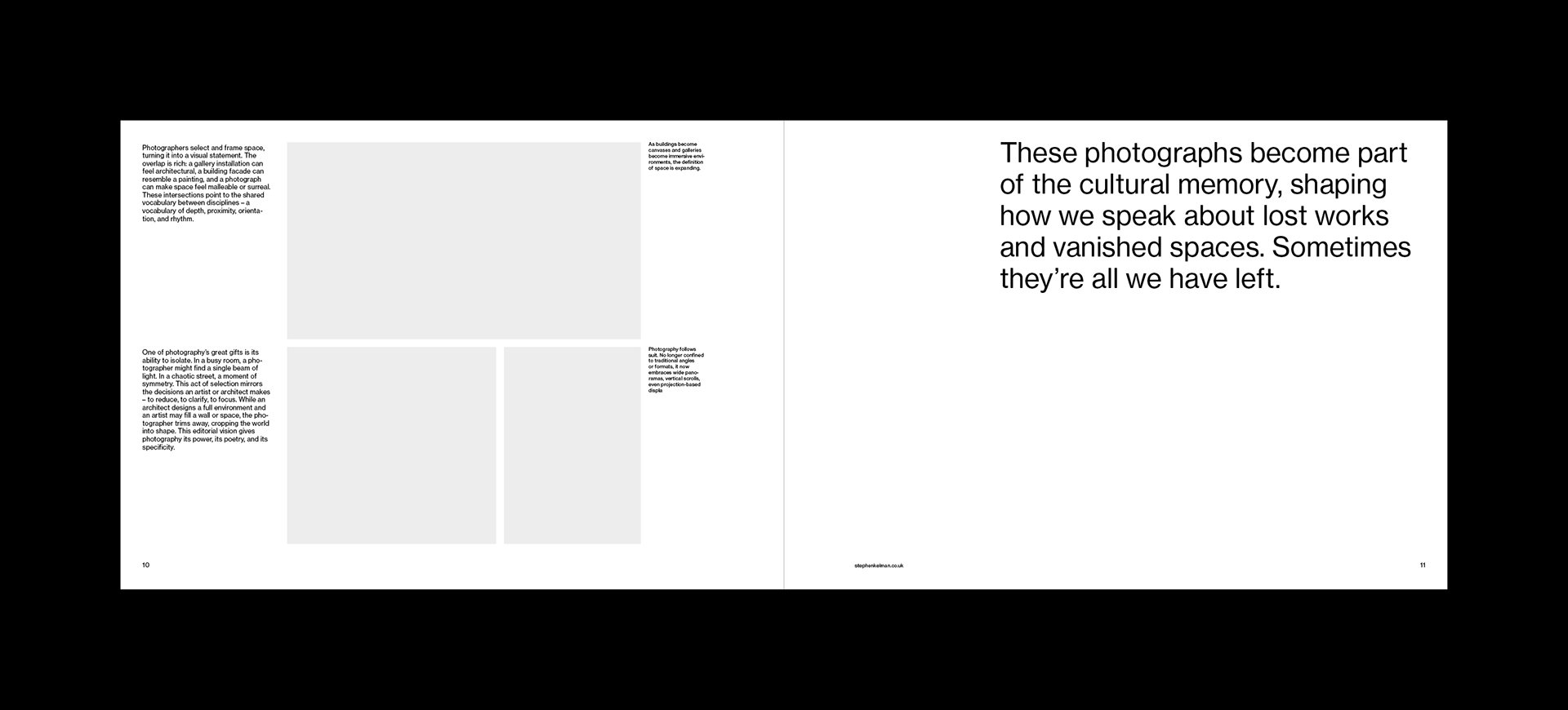 A4 Landscape Portfolio Grid System for InDesign