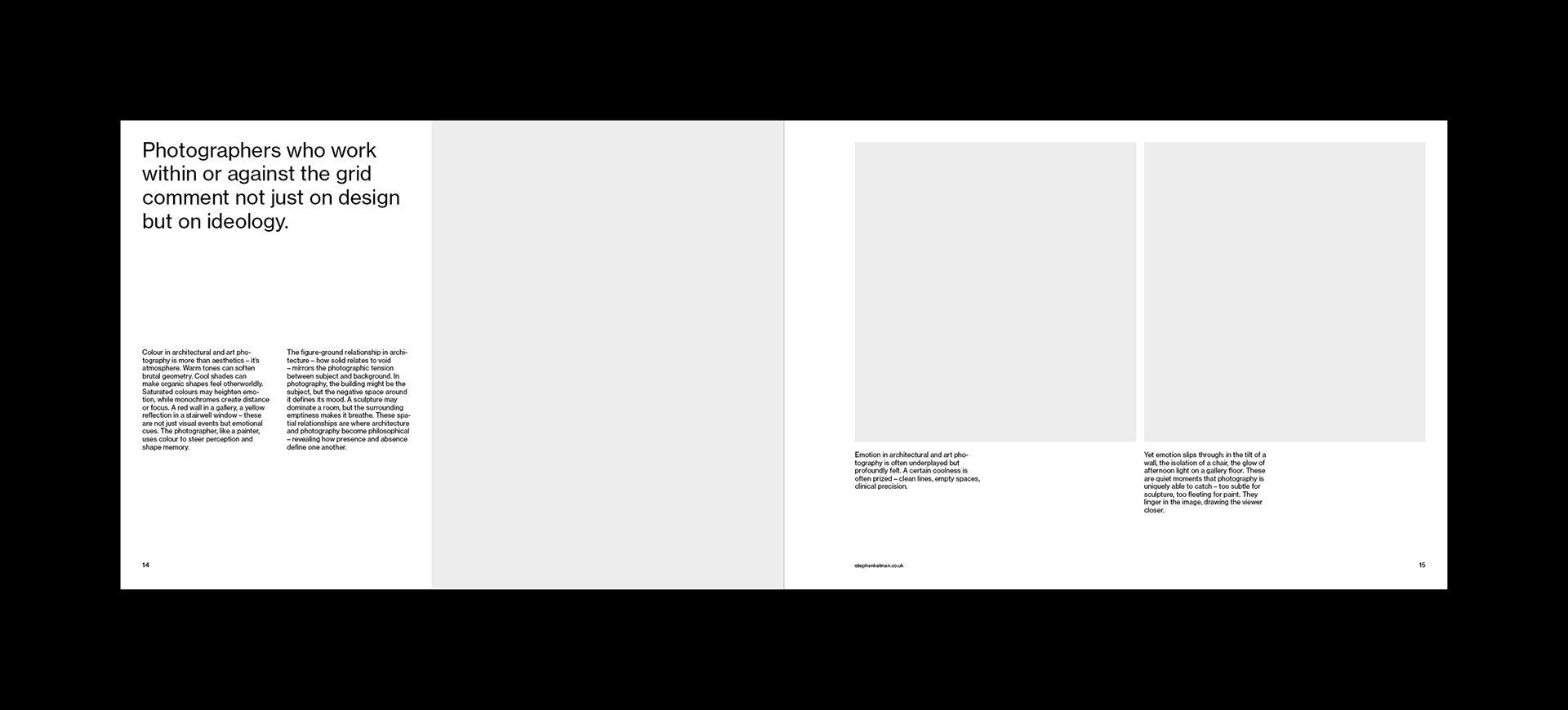 A4 Landscape Portfolio Grid System for InDesign