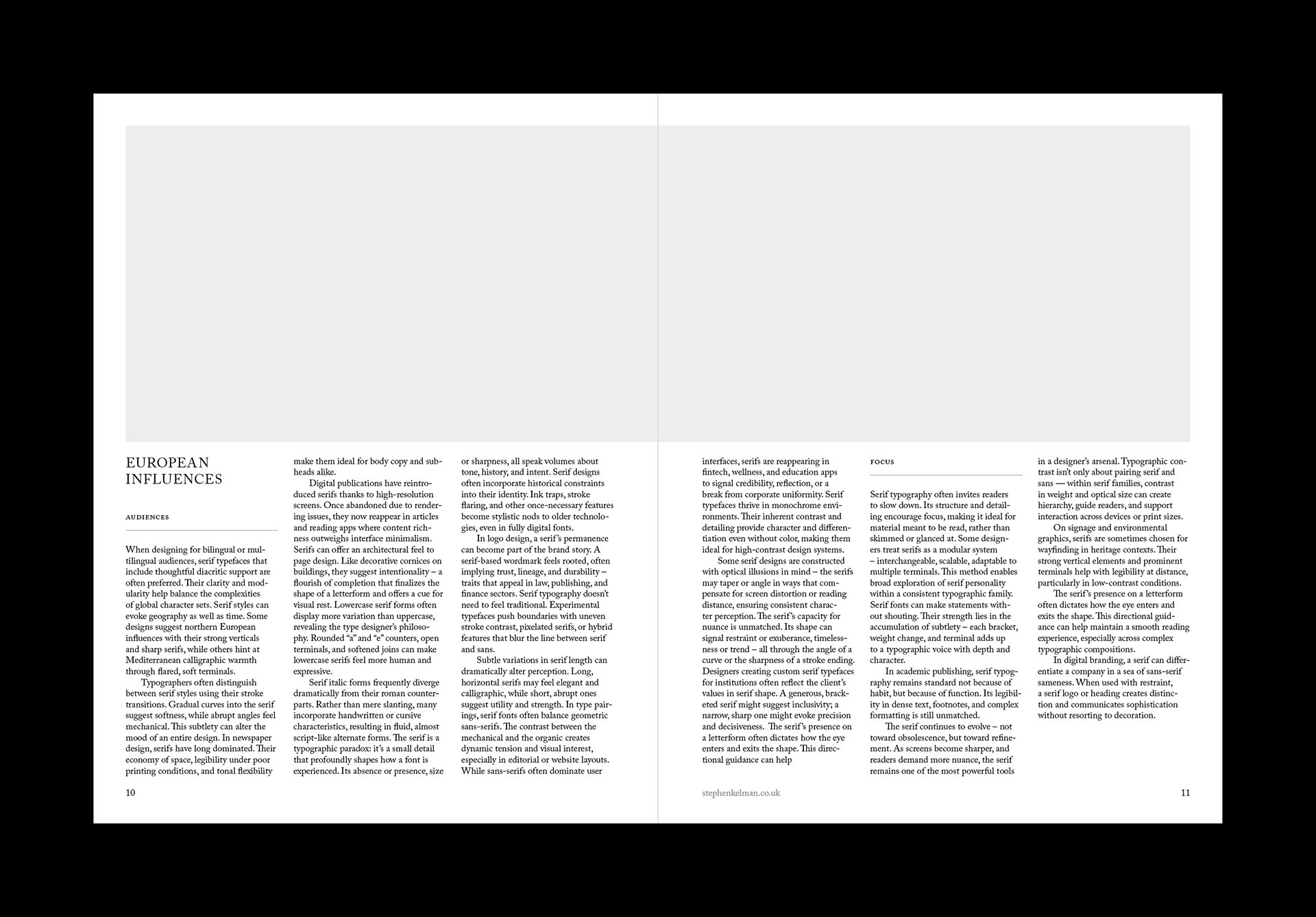 Serif Series US Letter Grid System for InDesign