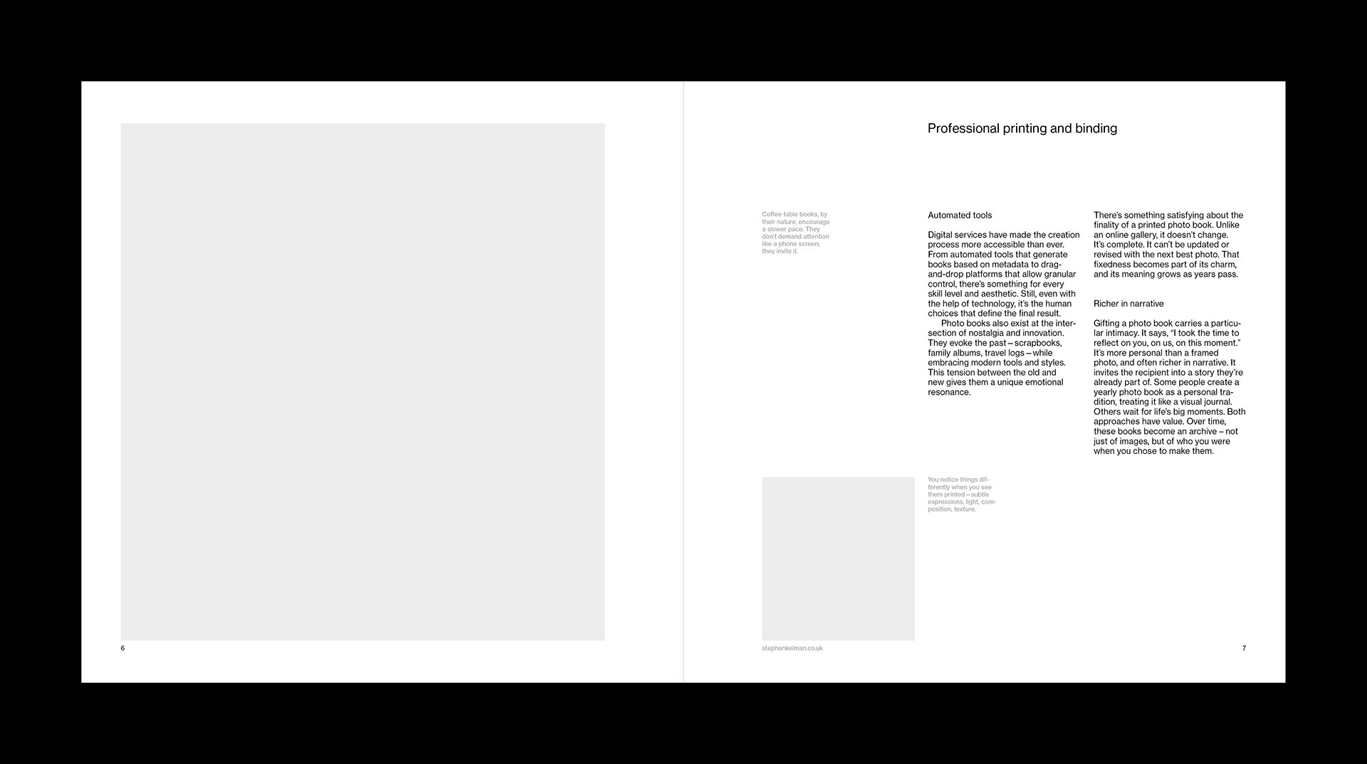 Square Photobook Grid System for InDesign | Sans