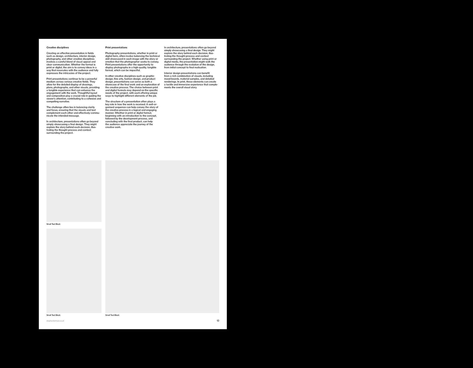 Tabloid Portrait Presentation Grid System for InDesign