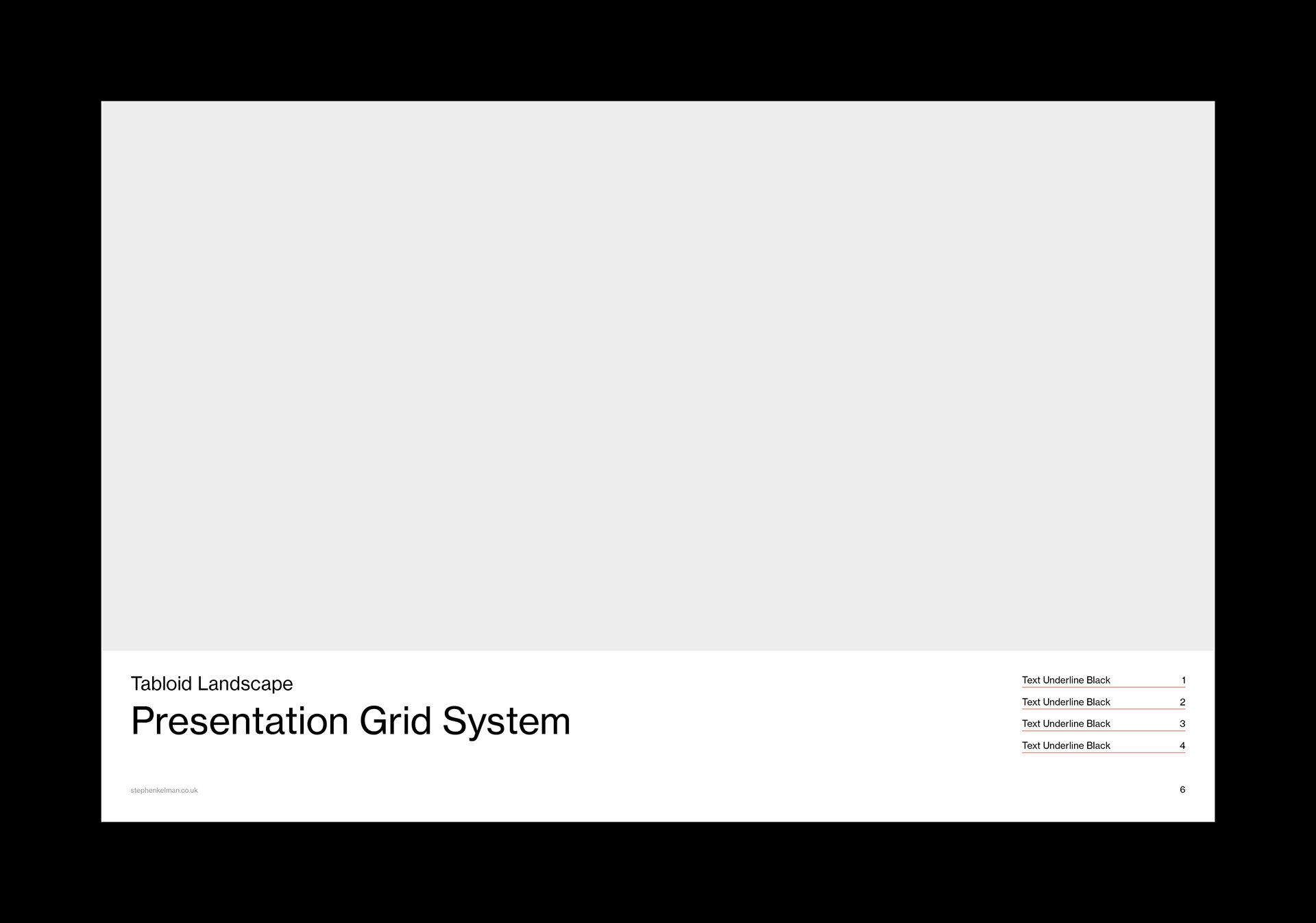 Tabloid Presentation Grid System for InDesign 2