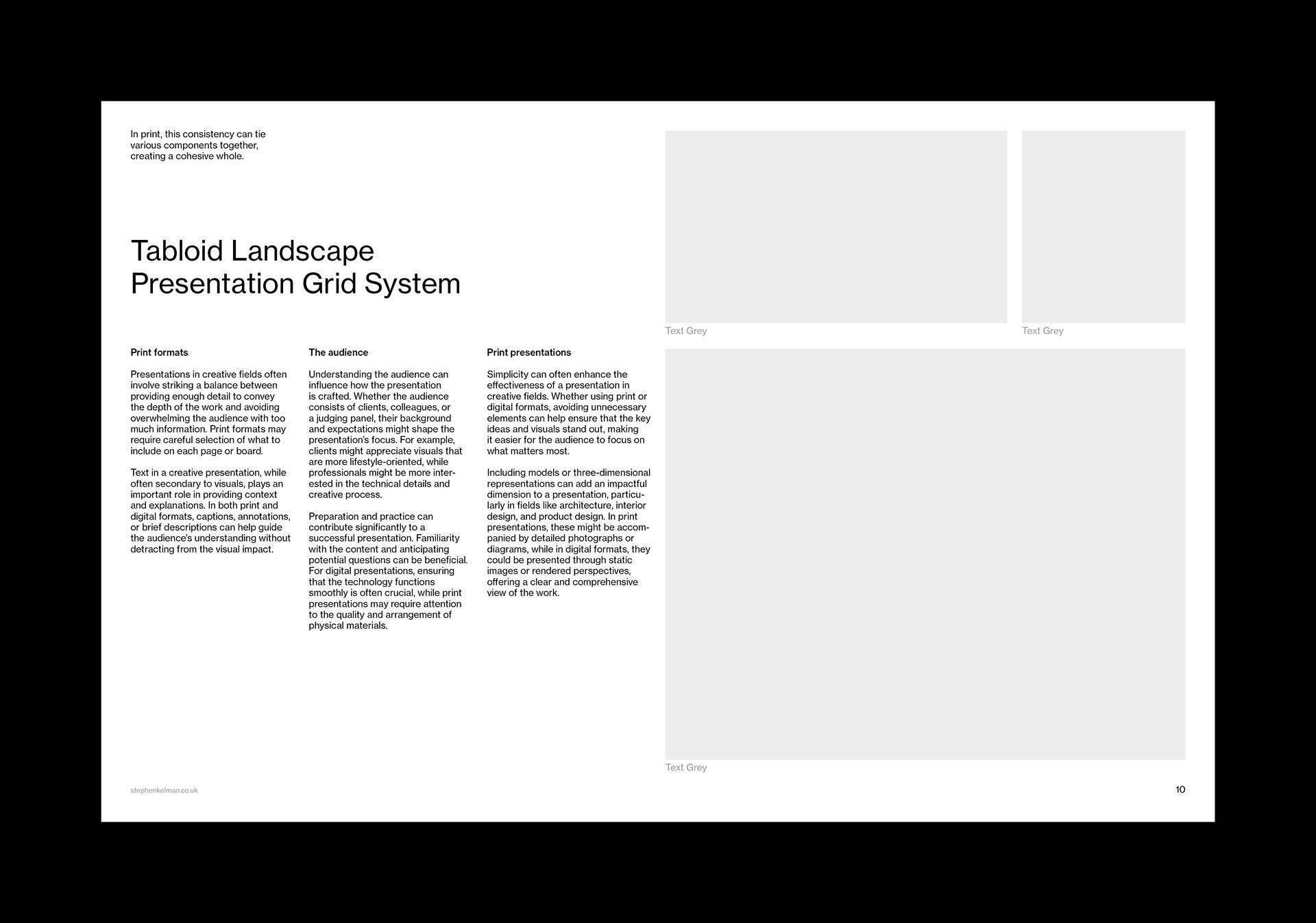Tabloid Presentation Grid System for InDesign 2