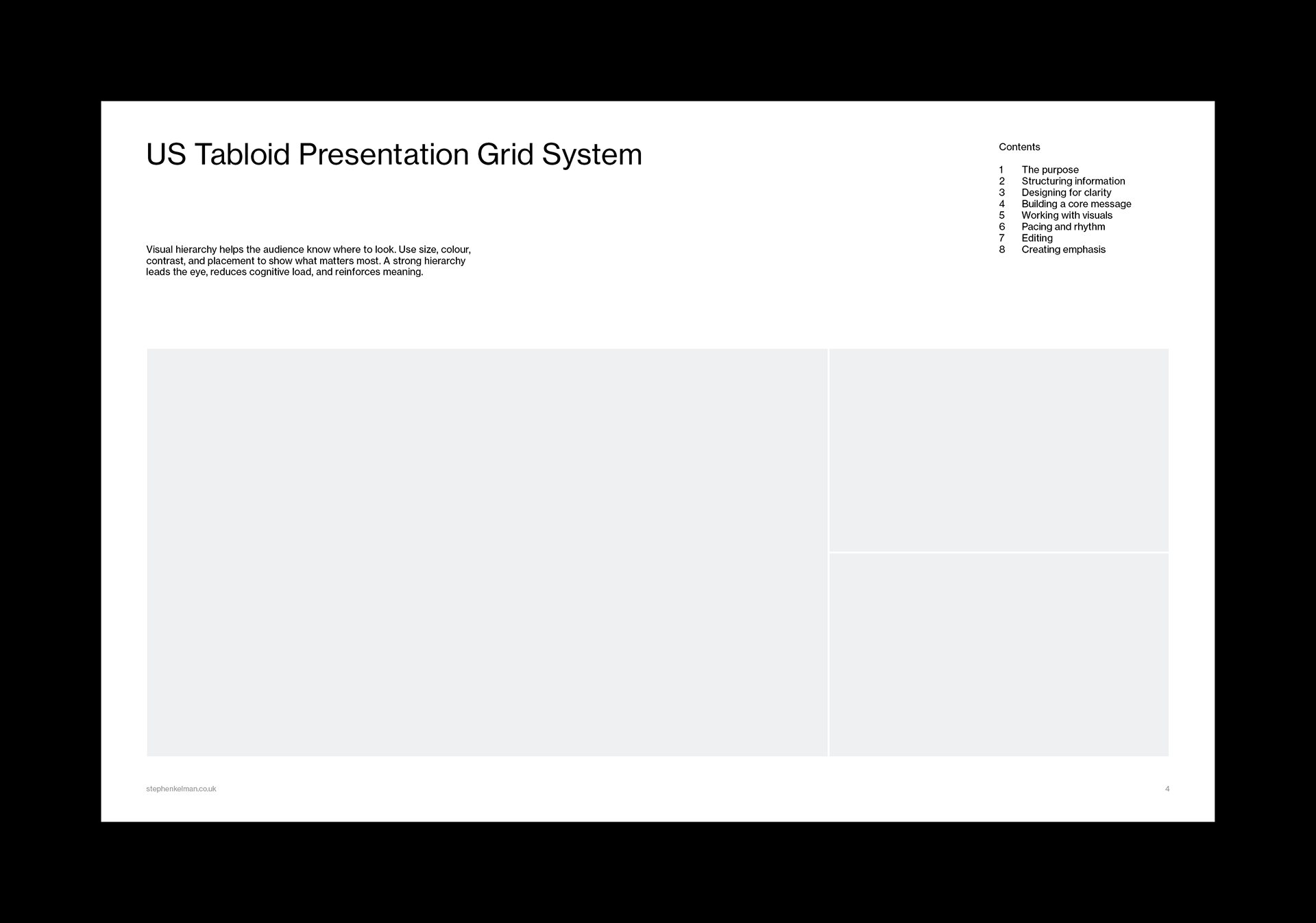 Tabloid Presentation Grid System for InDesign