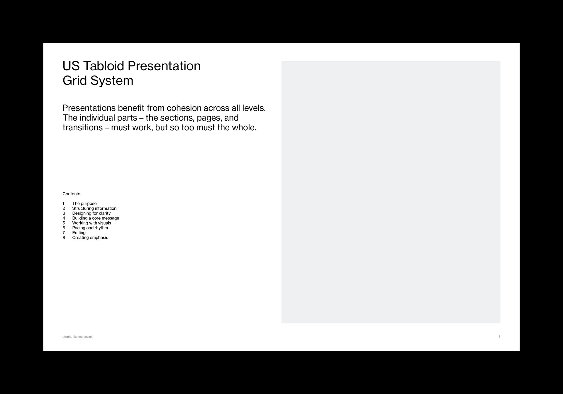 Tabloid Presentation Grid System for InDesign