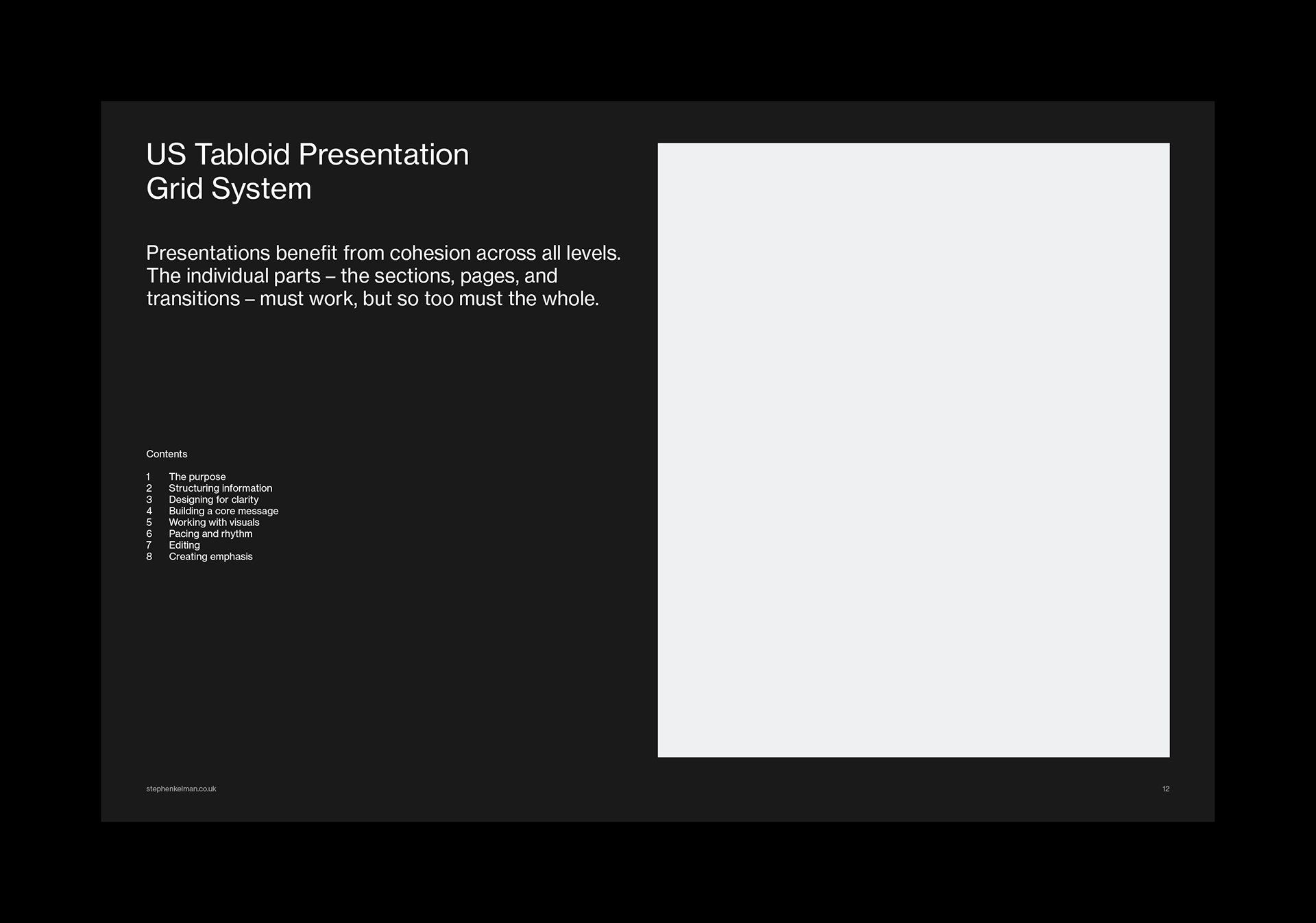 Tabloid Presentation Grid System for InDesign