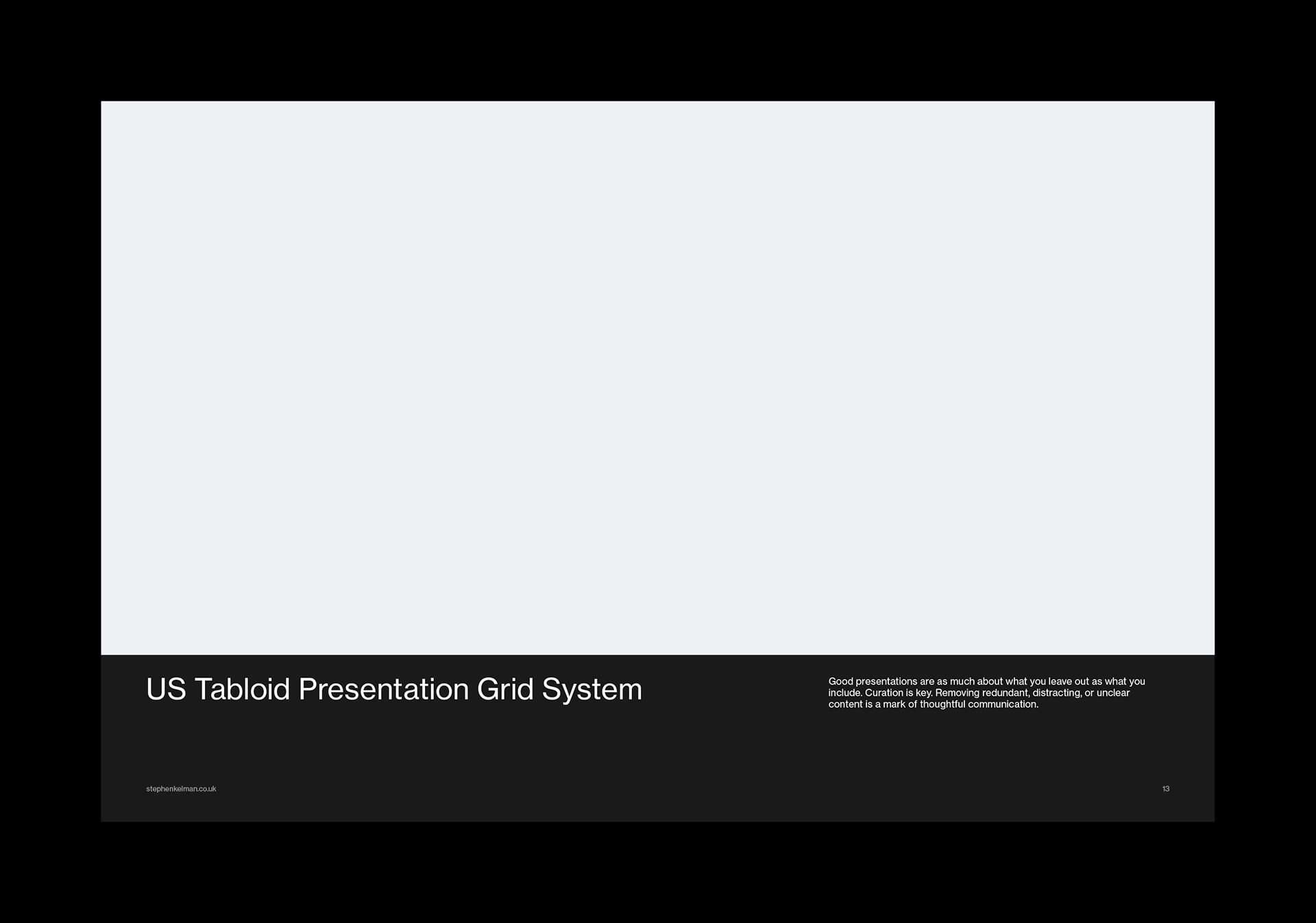 Tabloid Presentation Grid System for InDesign