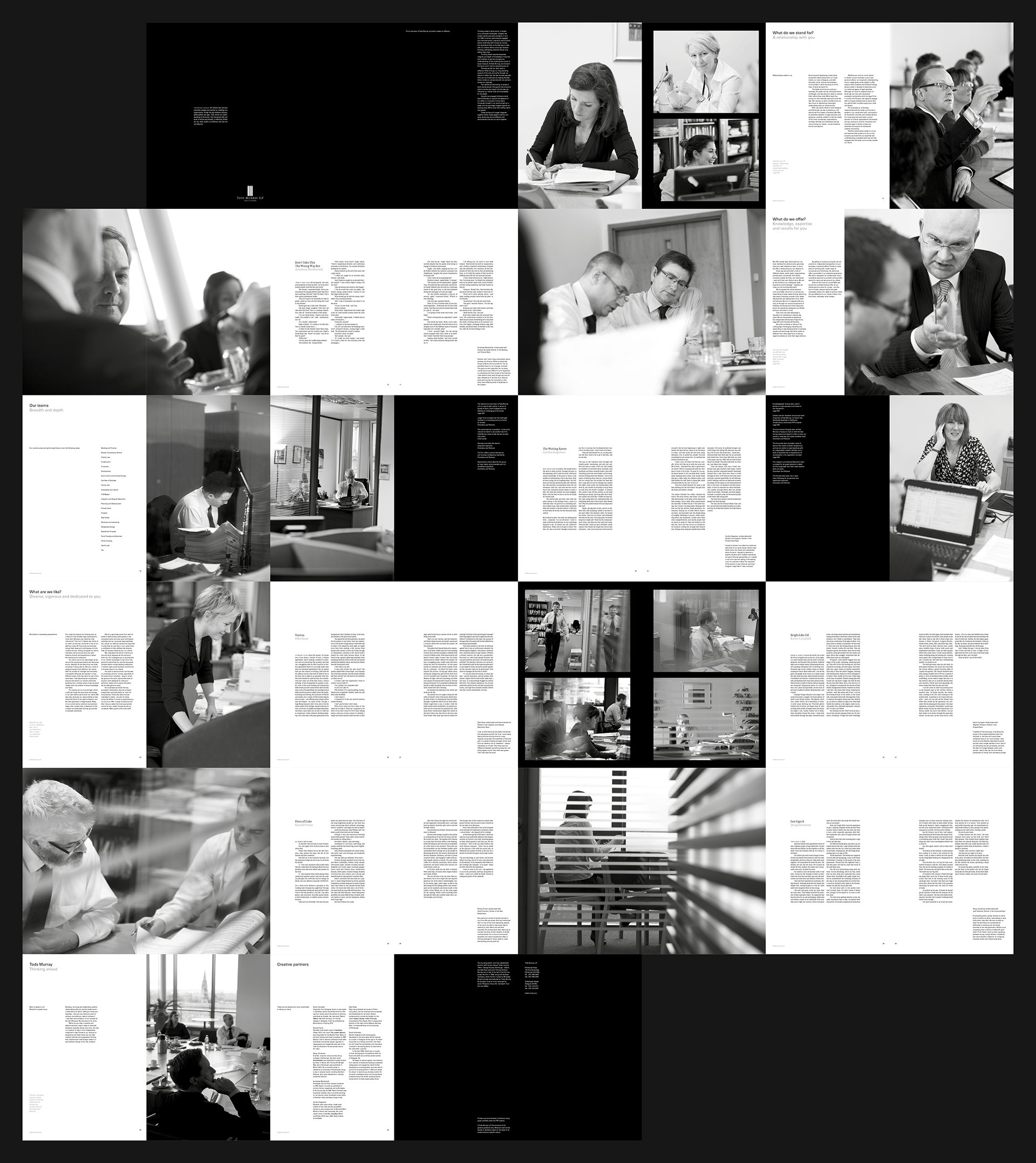 Tods Murray Solicitors Brochure Spreads