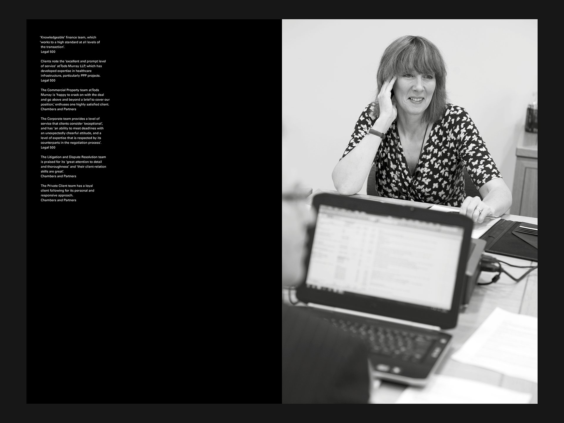 Female lawyer at work