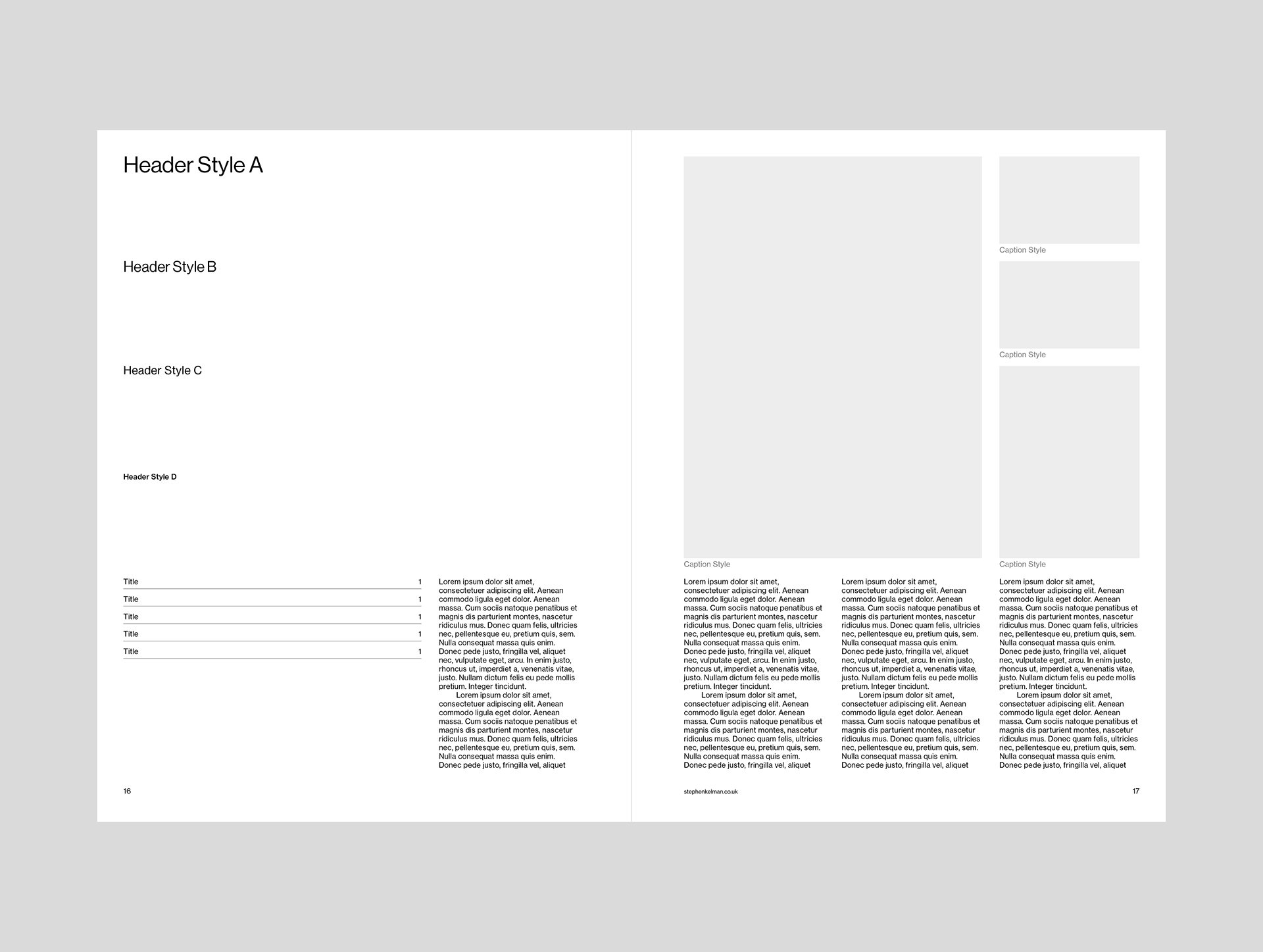 US Letter Grid System for InDesign