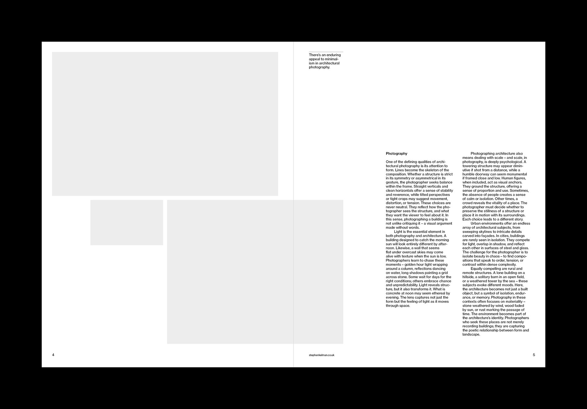 US Letter Photography Grid System for InDesign