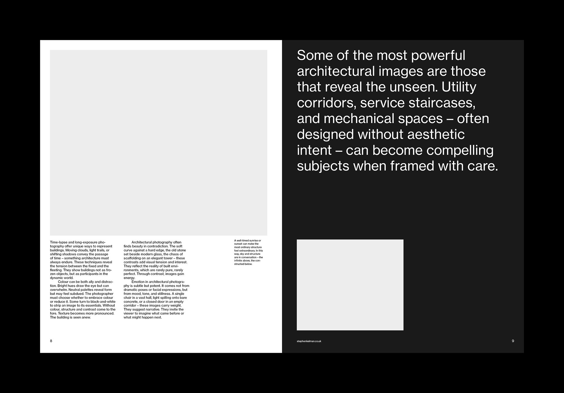 US Letter Photography Grid System for InDesign