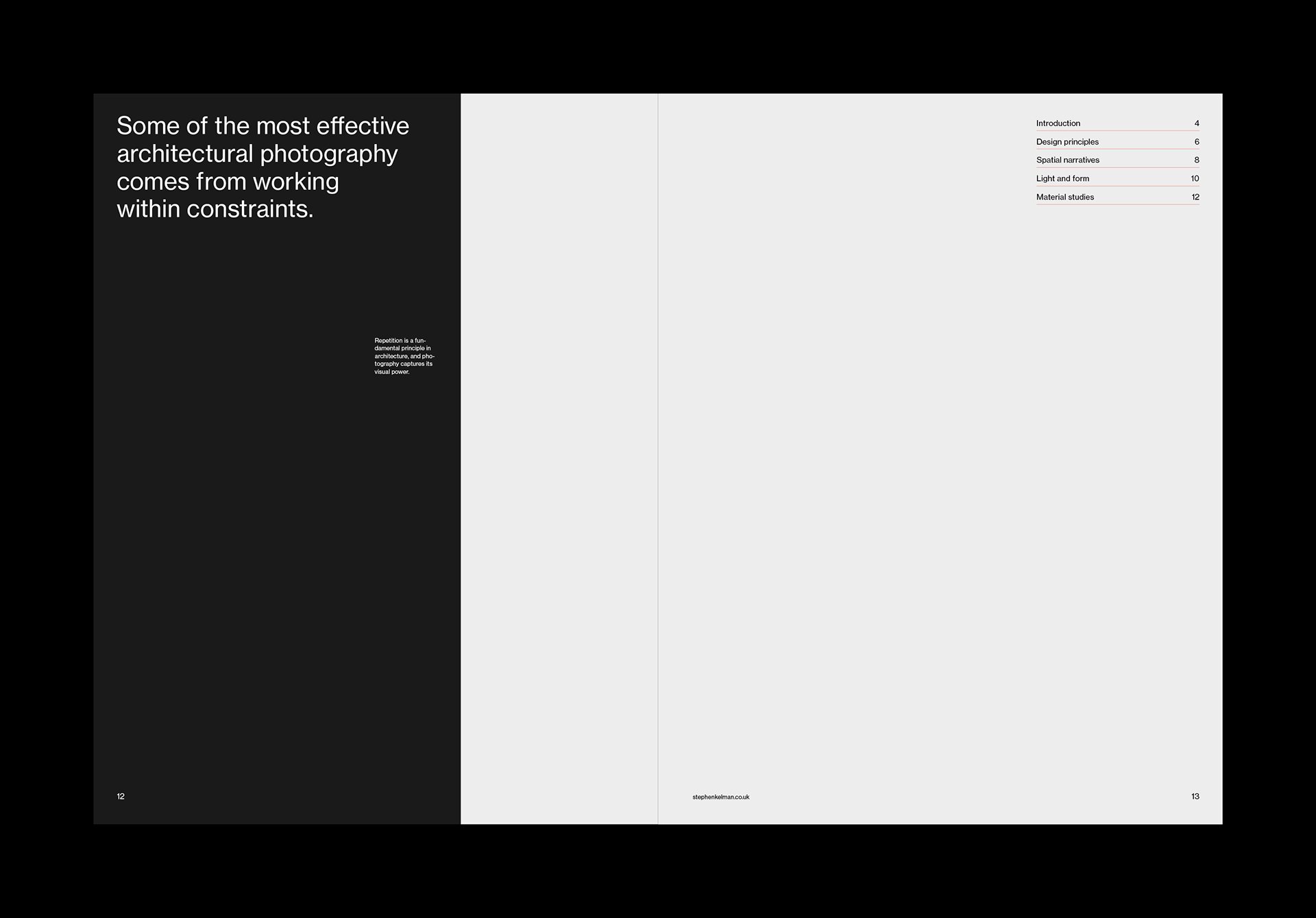 US Letter Photography Grid System for InDesign